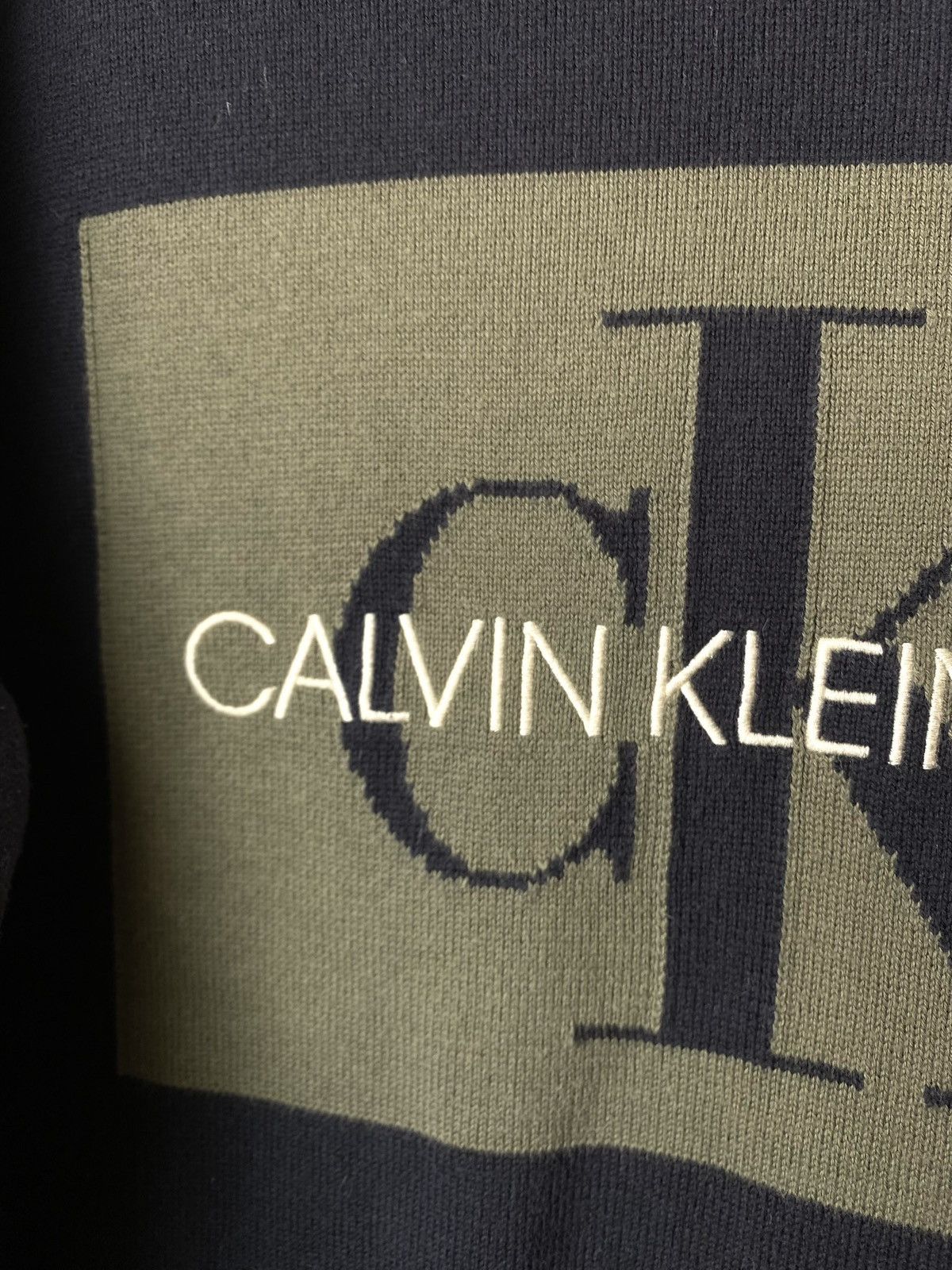 Calvin Klein Archive Calvin Klein Knit Sweater Sweatshirt Size US L / EU 52-54 / 3 - 3 Thumbnail