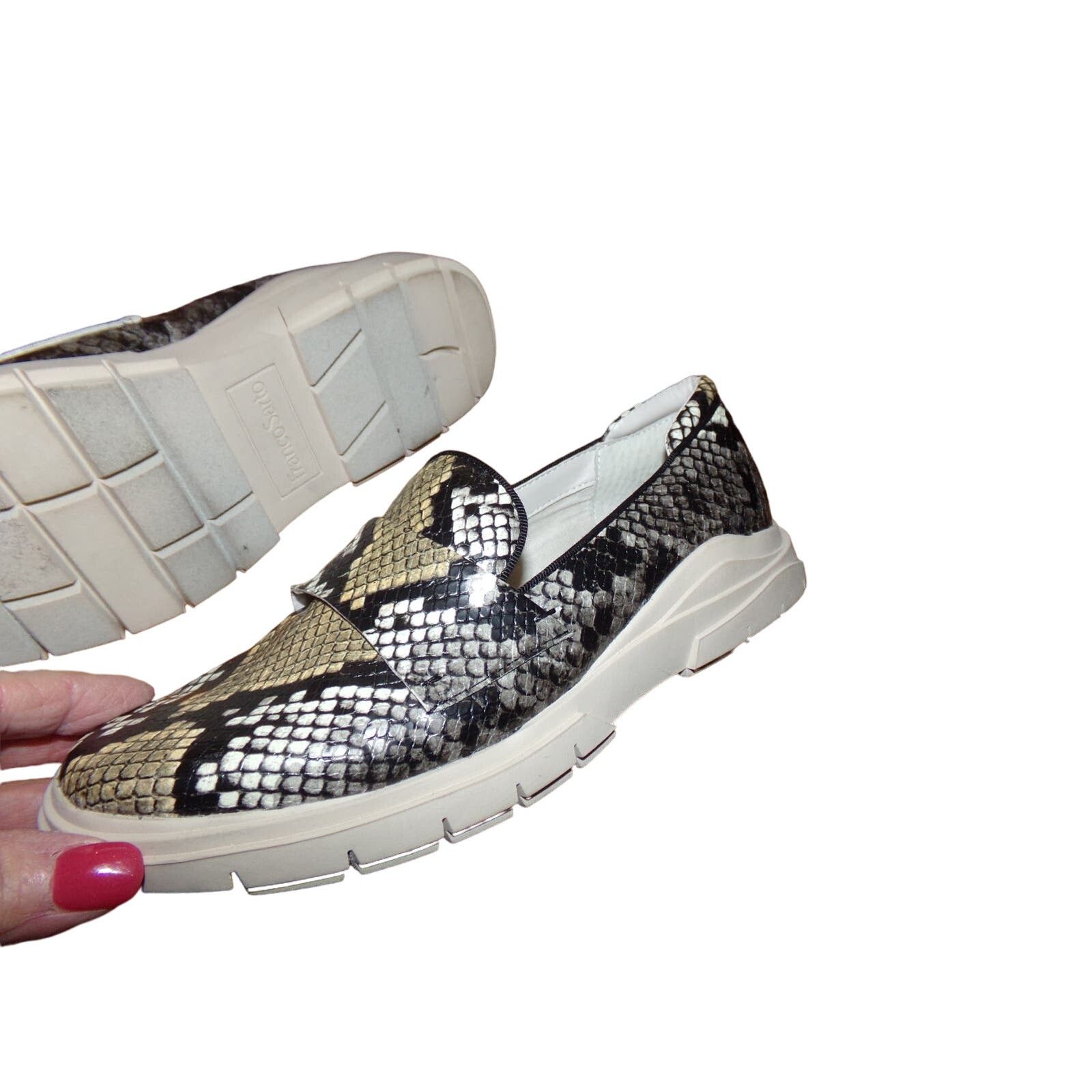 Franco Sarto Franco Sarto Metta reptile print lug sole loafers 6 M Size US 6 / IT 36 - 3 Thumbnail