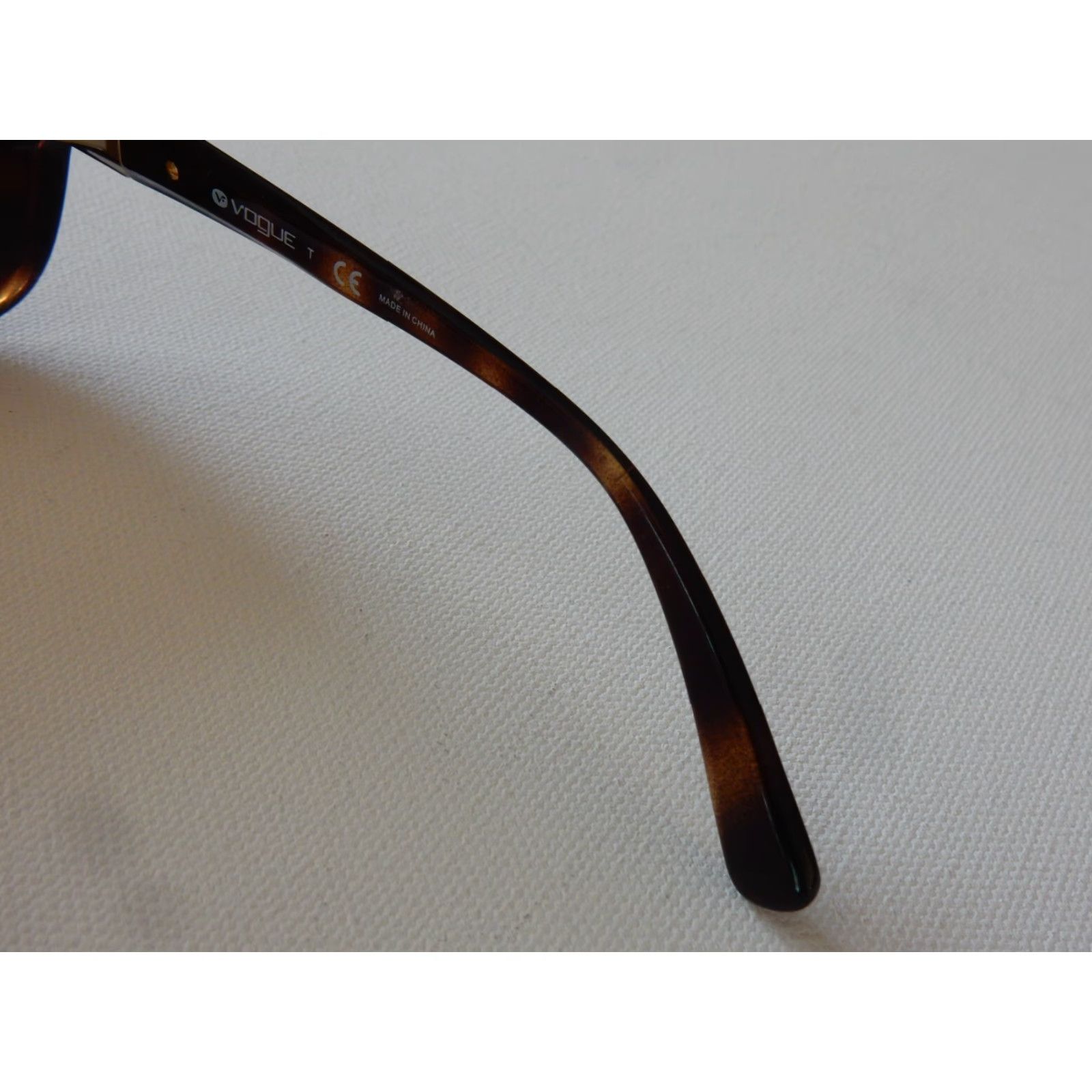 Vogue VOGUE Sunglasses Frames Women Brown 55x17 135mm Prescription Textured Small Scratches Size ONE SIZE - 6 Thumbnail