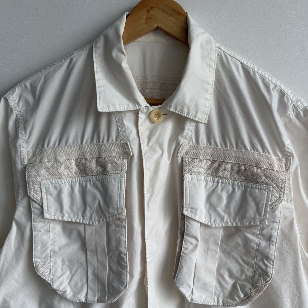 Sacai SS22 Sacai Reconstructed Button Up Jacket Size US L / EU 52-54 / 3 - 3 Thumbnail