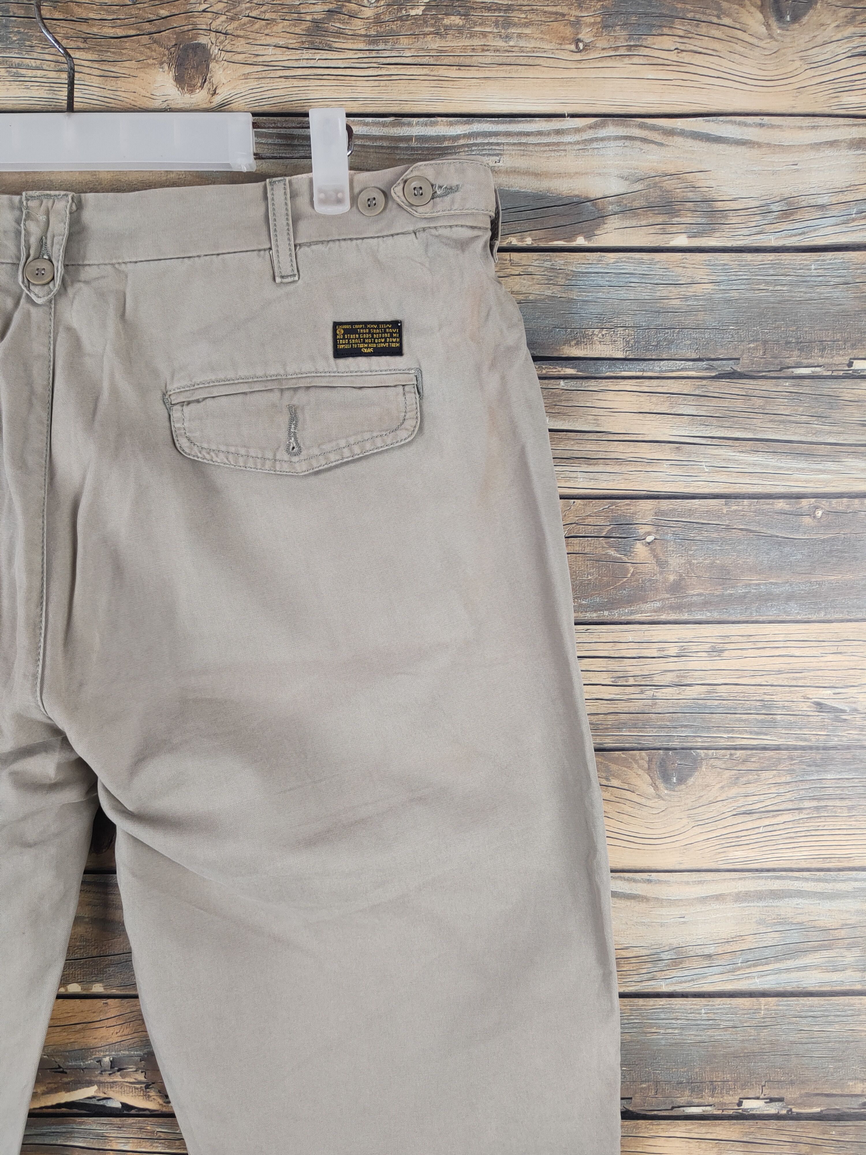 Silas DL Silas Beige Multipocket Casual Pants #46-266T Size US 35 - 11 Thumbnail