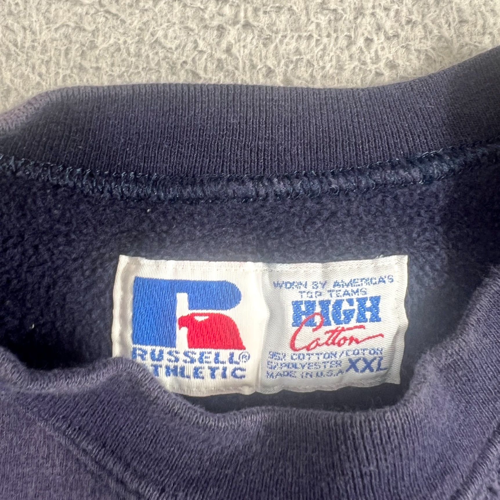 Russell Athletic VINTAGE Russell Athletic Sweatshirt Men 2XL Blue Football 90s Penn State USA Size US XXL / EU 58 / 5 - 4 Thumbnail