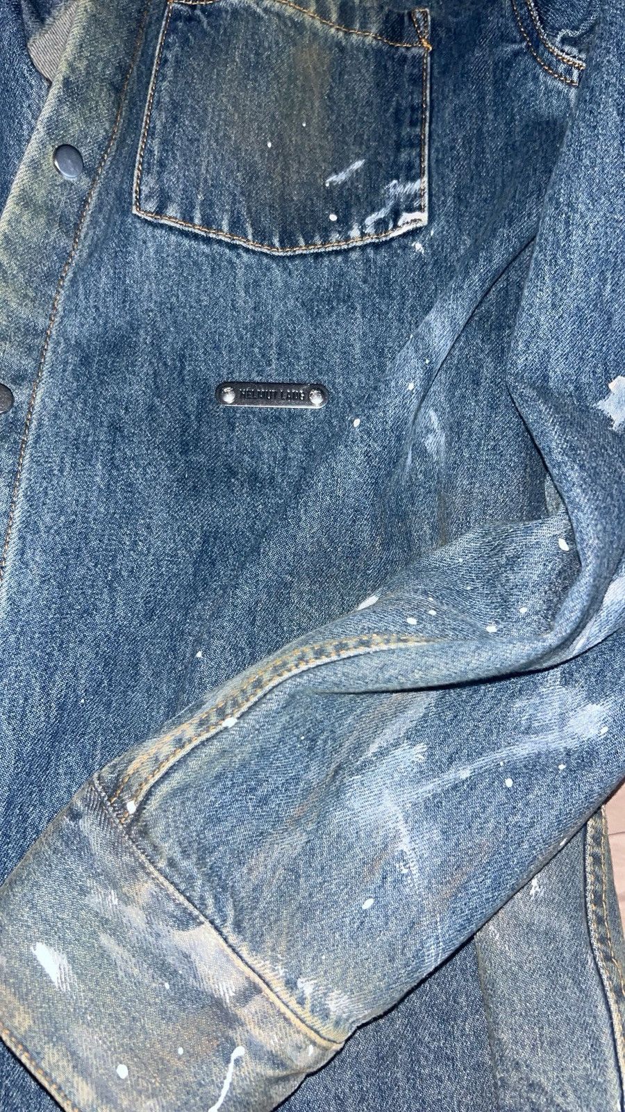 Helmut Lang Helmut Lang Denim Jacket Size US M / EU 48-50 / 2 - 2 Thumbnail