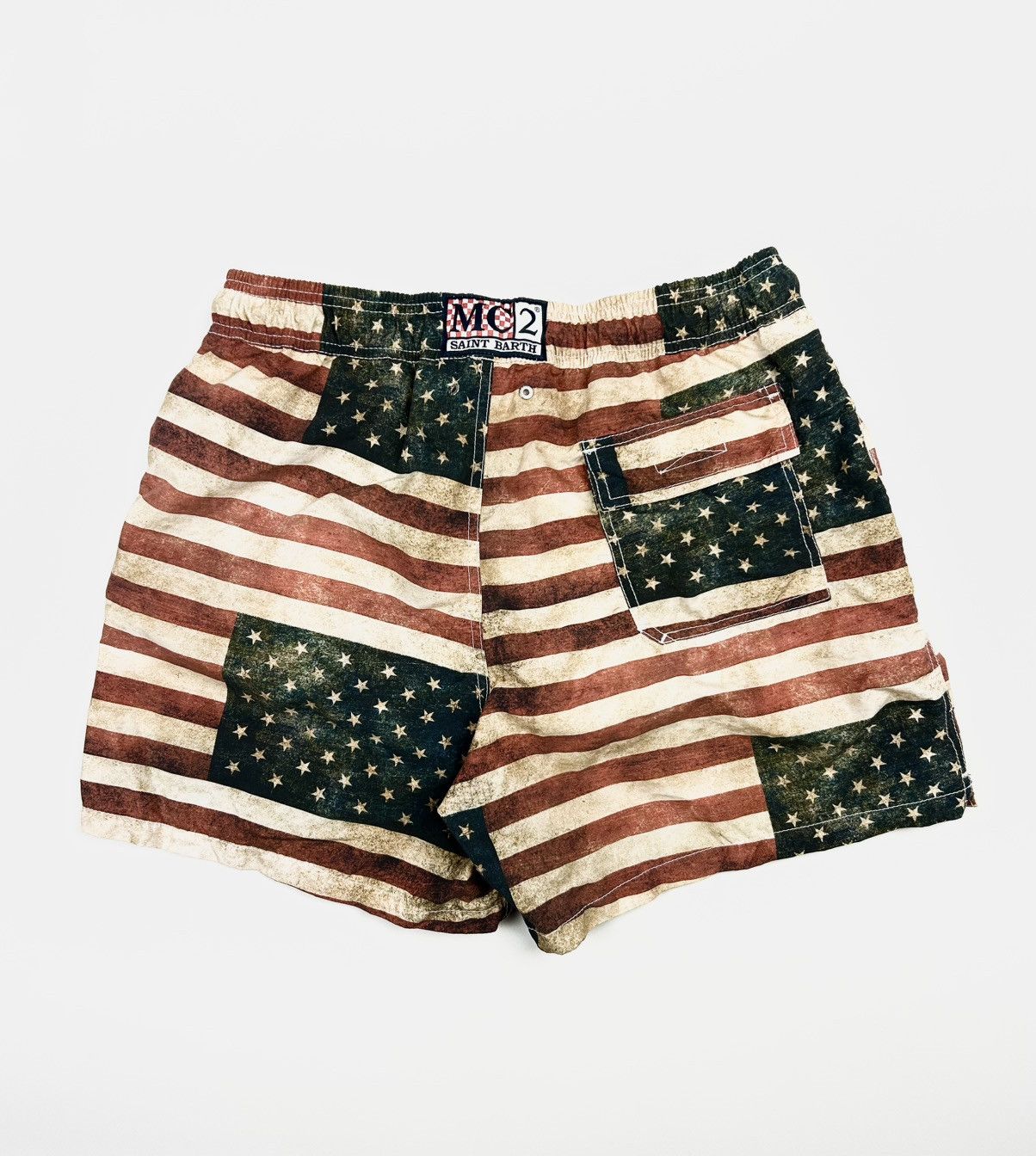 MC2 Saint Barth rare MC2 Saint Barth American flag beach shorts vintage Size US 36 / EU 52 - 4 Thumbnail