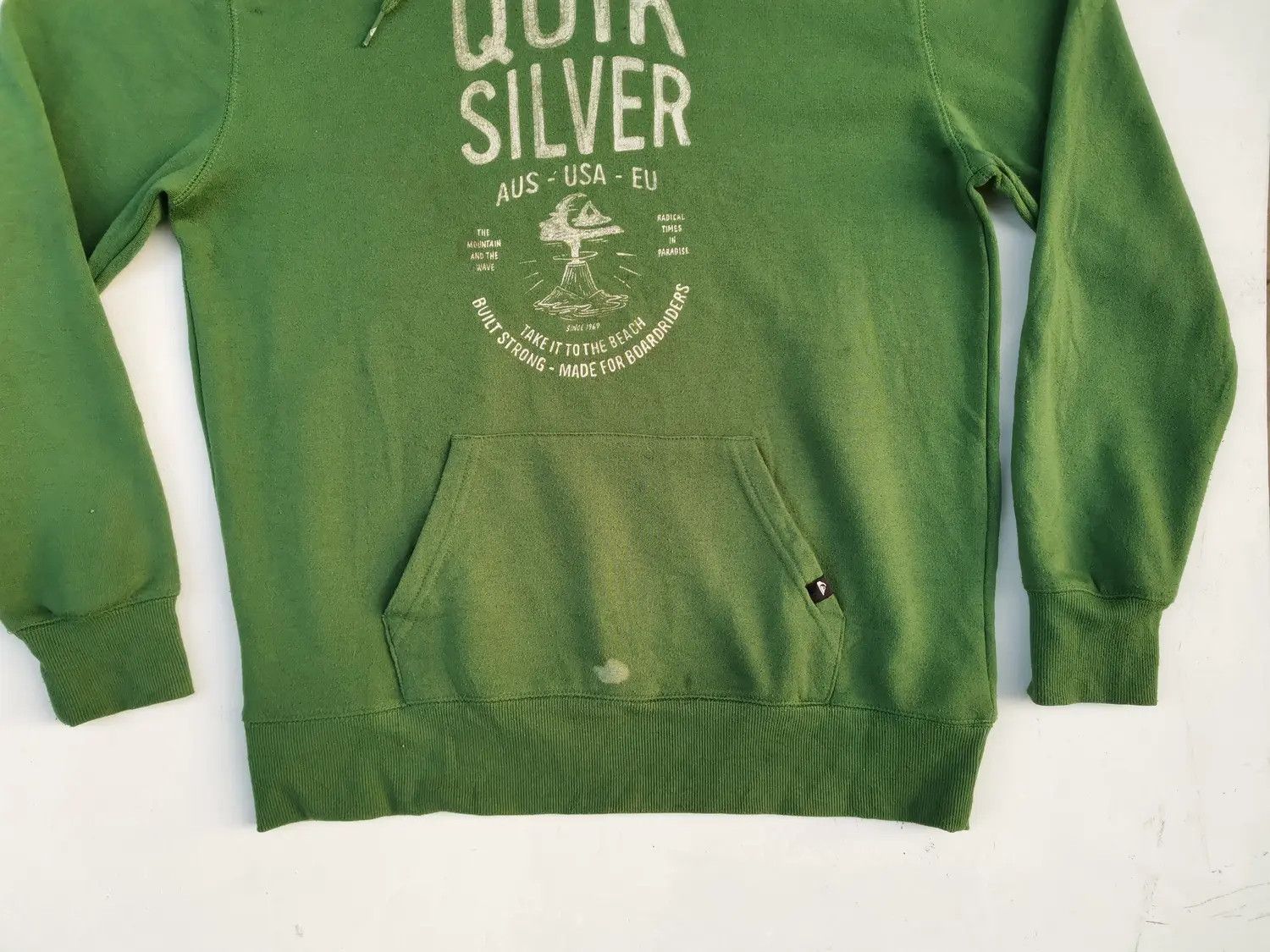 Quiksilver Quik Silver AUS-USA-EU Big Logo Hoodie Sweatshirt Size US L / EU 52-54 / 3 - 5 Thumbnail