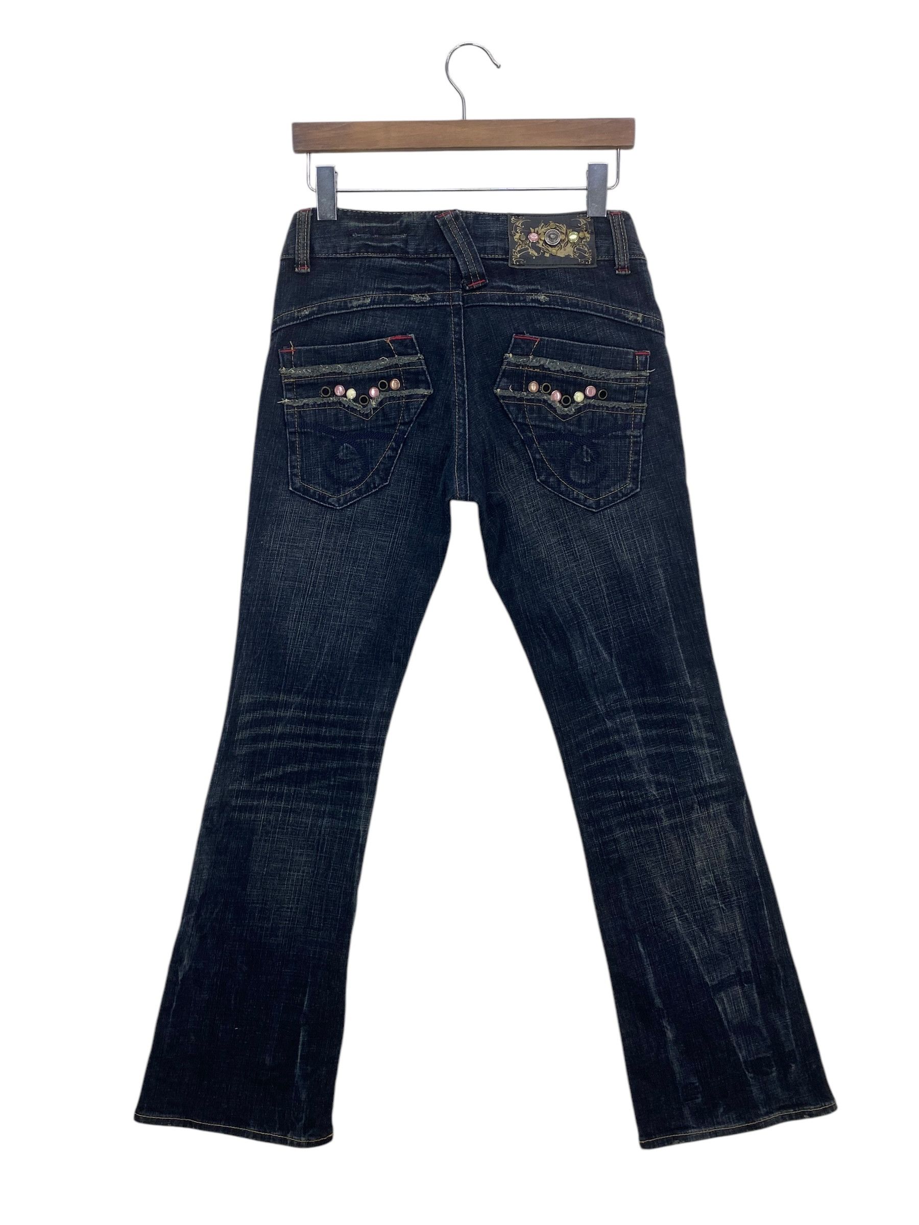 Japanese Brand Oririn Jeans Flare Jeans Punk Grunge Jeans Size 28" / US 6 / IT 42 - 1 Thumbnail