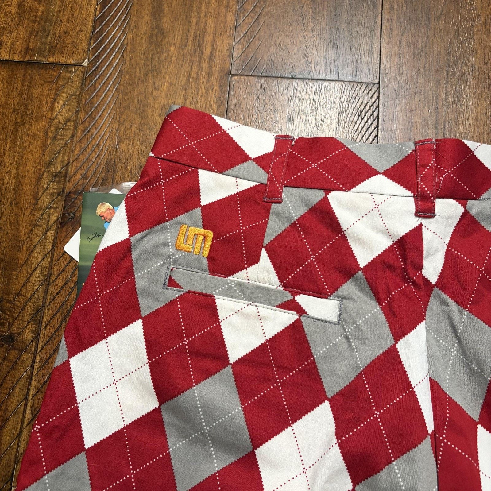Vintage Alabama Crimson Tide Shorts Mens 30 Argyle Golf Loudmouth Size US 30 / EU 46 - 7 Thumbnail