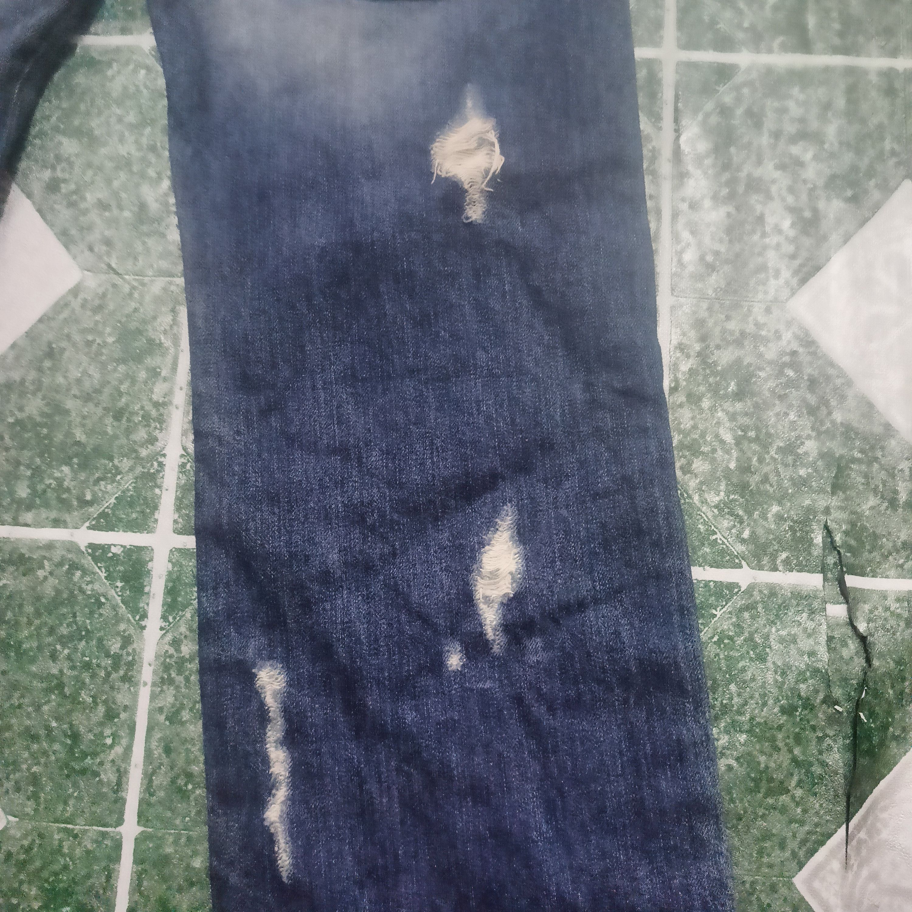 Who Decides War Japanese Double Standard Clothing Distressed Denim Jeans Size US 32 / EU 48 - 11 Thumbnail