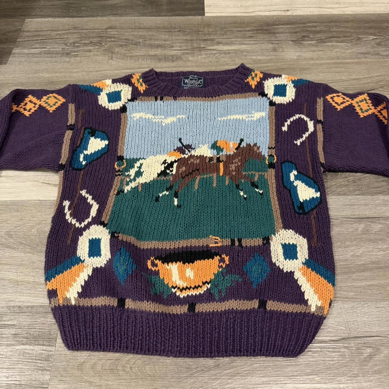 Woolrich Woolen Mills Woolrich Women's Purple and Multi Sweatshirt Size S / US 4 / IT 40 - 2 Thumbnail