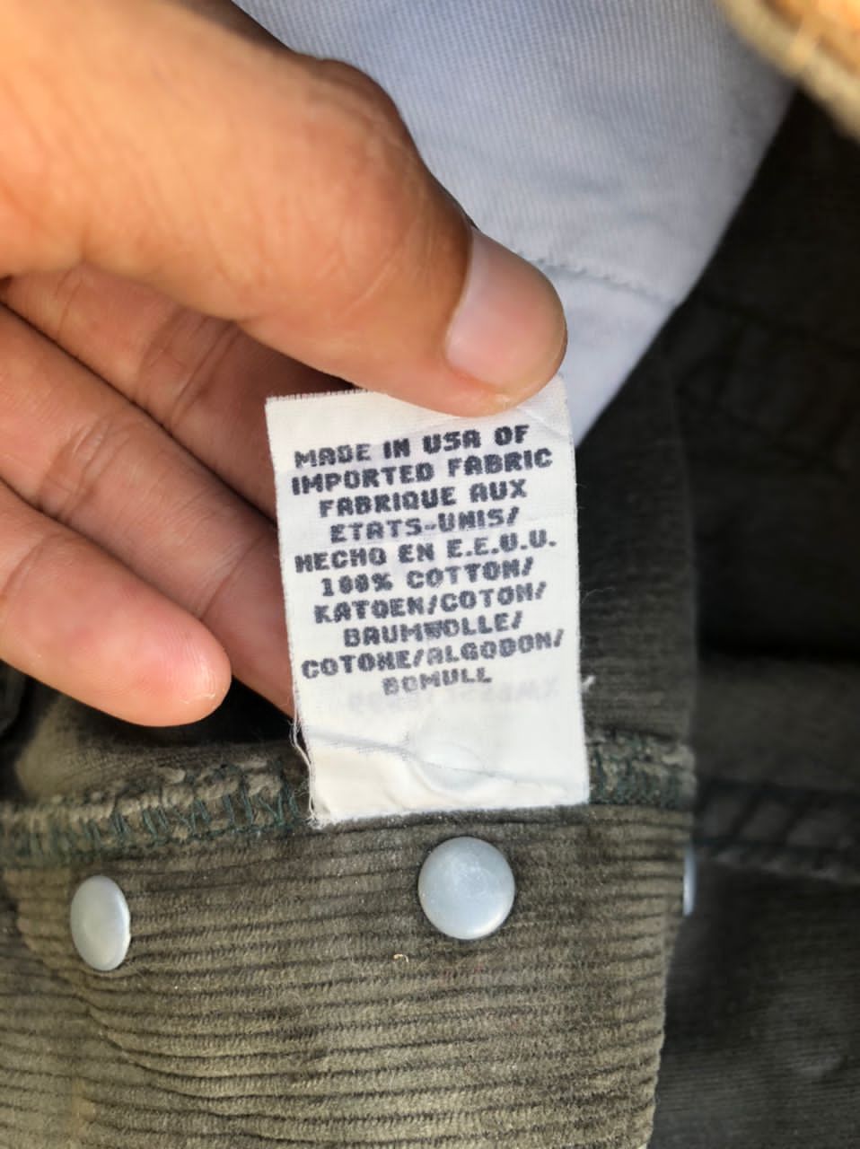 Ralph Lauren Rare🔥 Vintage RRL Ralph Lauren Corduroy Pants Size US 31 - 5 Thumbnail