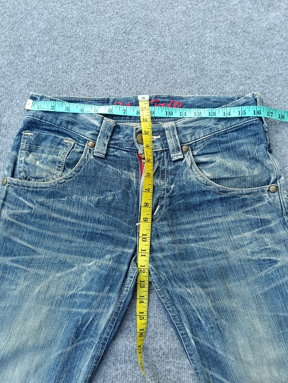 Edwin EDWIN Blue Trip Faded Wash Flare Bootcut Denim Jeans. Size US 32 / EU 48 - 3 Thumbnail