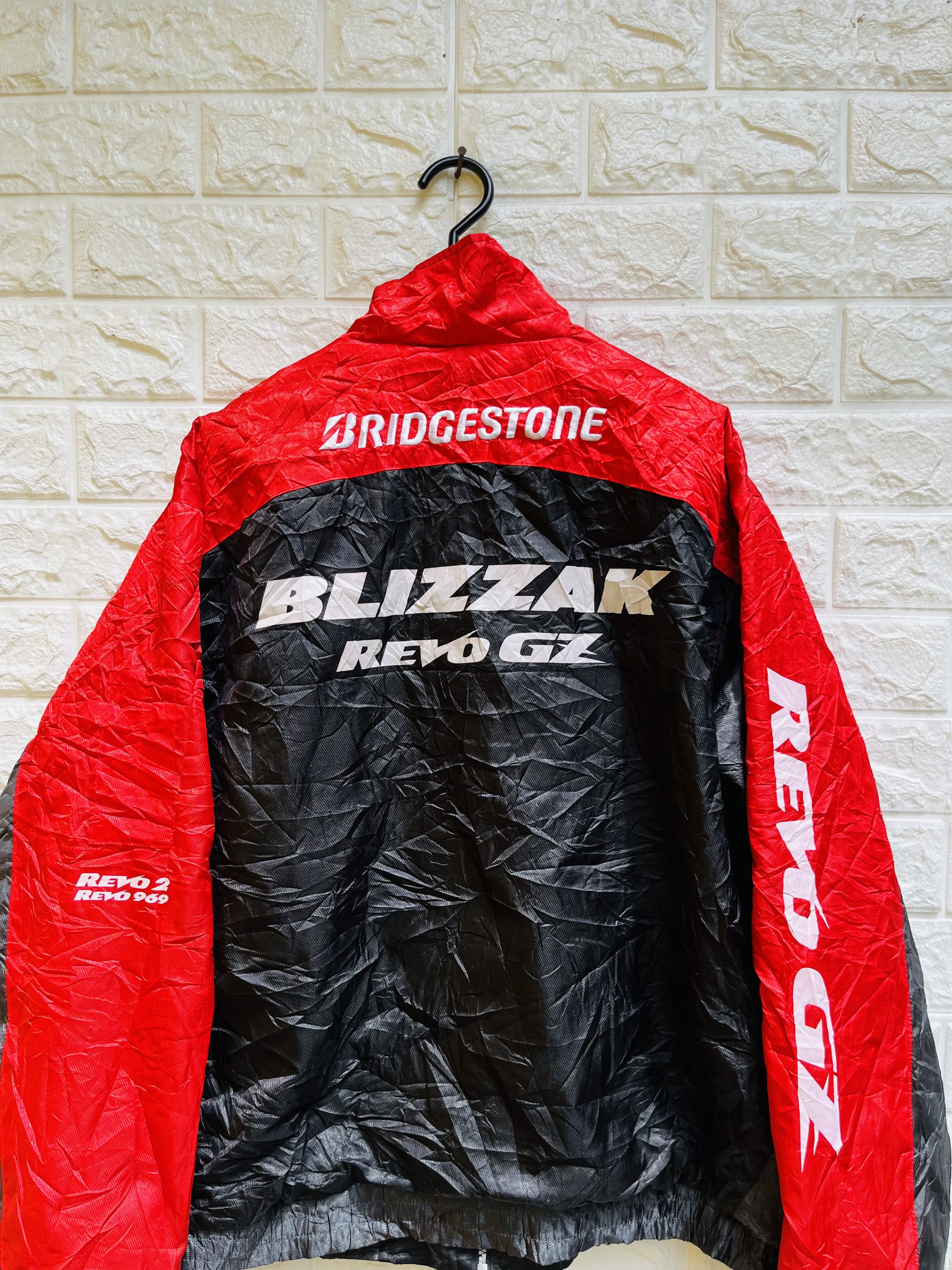 Japanese Brand × Vintage Vintage Bridgestone Motorsport Japanese Grand Racing Style Size US L / EU 52-54 / 3 - 5 Thumbnail