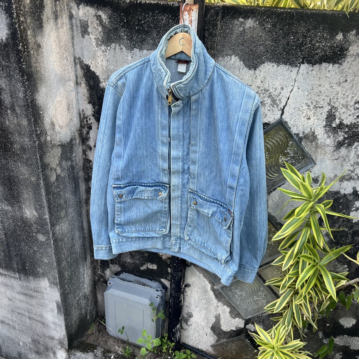 Lee “VINTAGE” 90s LEE LIGHT WASH DENIM ZIP-UP FIELD JACKET Size US L / EU 52-54 / 3 - 2 Thumbnail