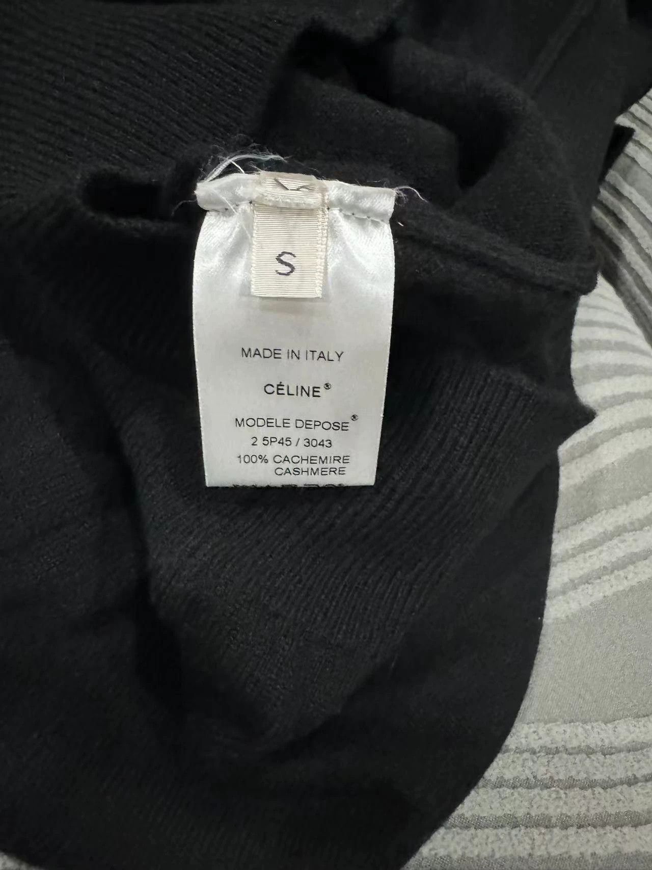 Celine Celine Authentic Black Cardigan S Size S / US 4 / IT 40 - 4 Thumbnail