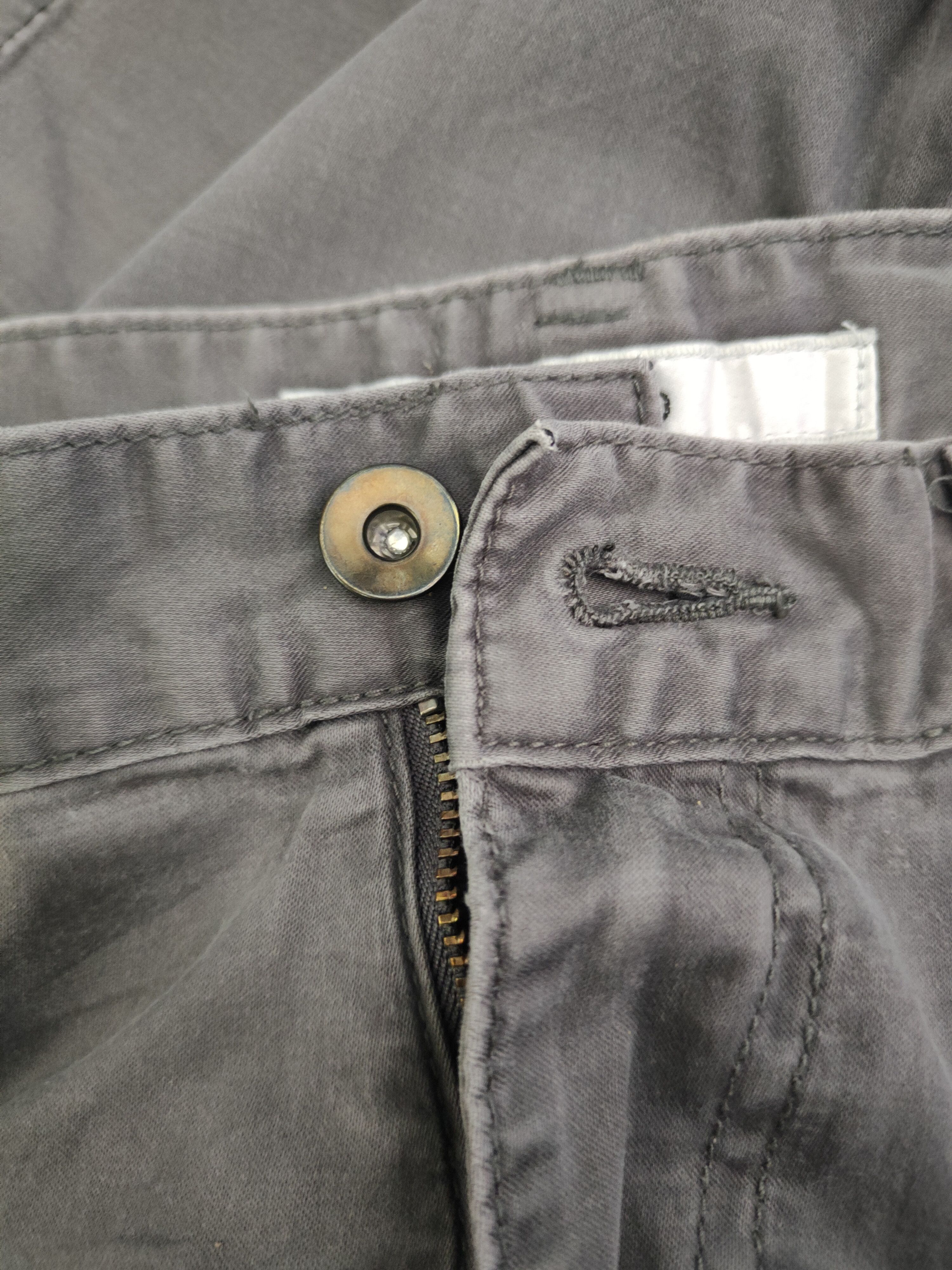 Japanese Brand DL Style Up Gray Multipocket Tactical Cargo Pants #1479 Size US 31 - 15 Thumbnail