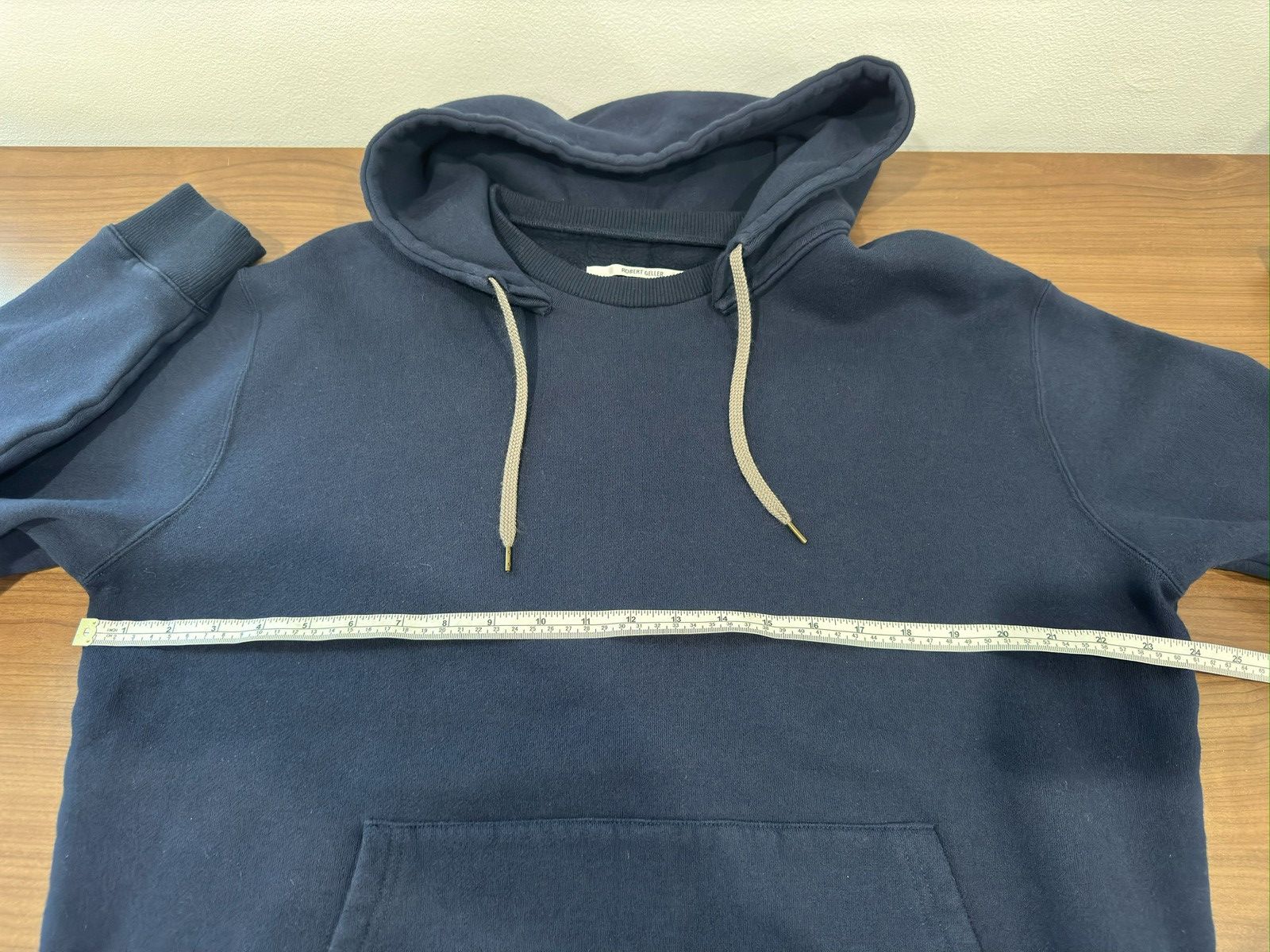 Robert Geller Navy Market Hoodie Size M Size US M / EU 48-50 / 2 - 3 Thumbnail