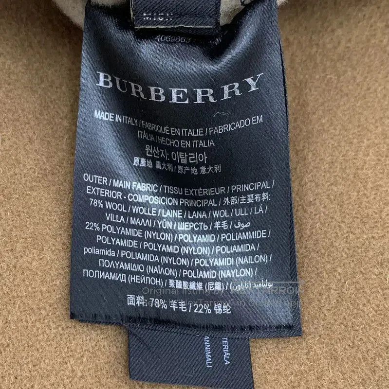Burberry Burberry Brown Wool Women's Coat, Size S. Size S / US 4 / IT 40 - 8 Thumbnail