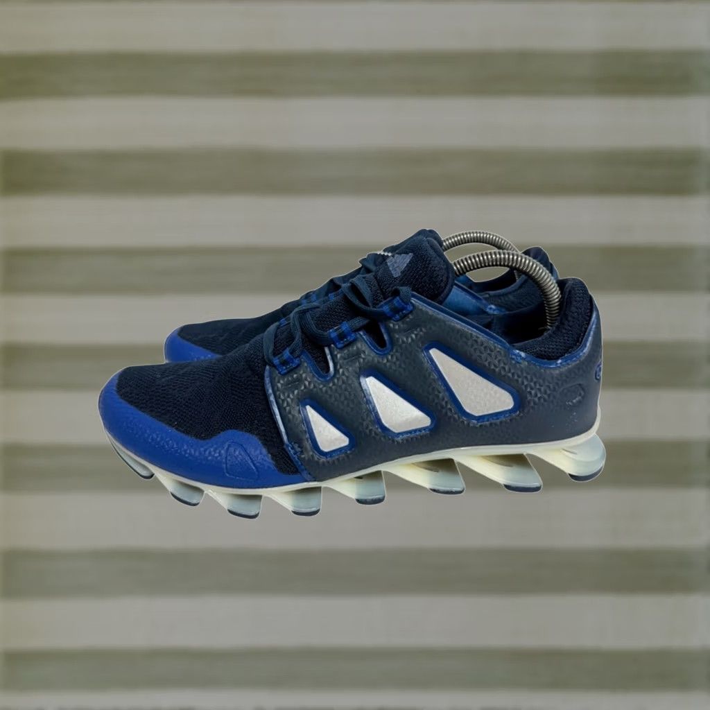 Adidas Springblade Drive C77553 Blue Silver Running Sneakers Men\'s Size 9.5 NWOB adidas Springblade Drive Men Sneakers Grey/Blue/Navy C75663  main image 3