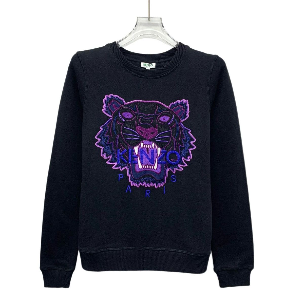 Kenzo Kenzo Tiger Head Embroidered Long Sleeve Sweatshirt K26WX Size XS / US 0-2 / IT 36-38 - 1 Thumbnail