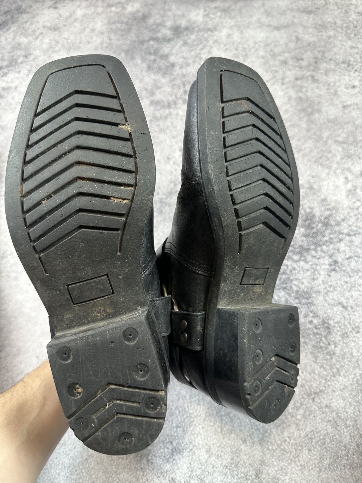 Vintage Vintage Cowboy Rockwood Leather High Boots Streetwear USA 44 Size US 10.5 / EU 43-44 - 4 Thumbnail