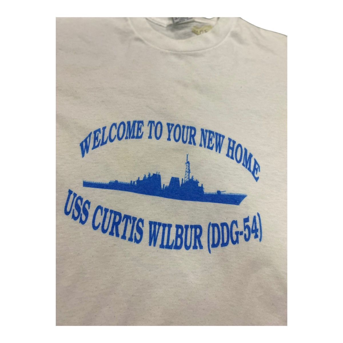 Vintage USS Curtis Wilbur (DDG-54) #SKU-A1038 DP Size US L / EU 52-54 / 3 - 4 Thumbnail