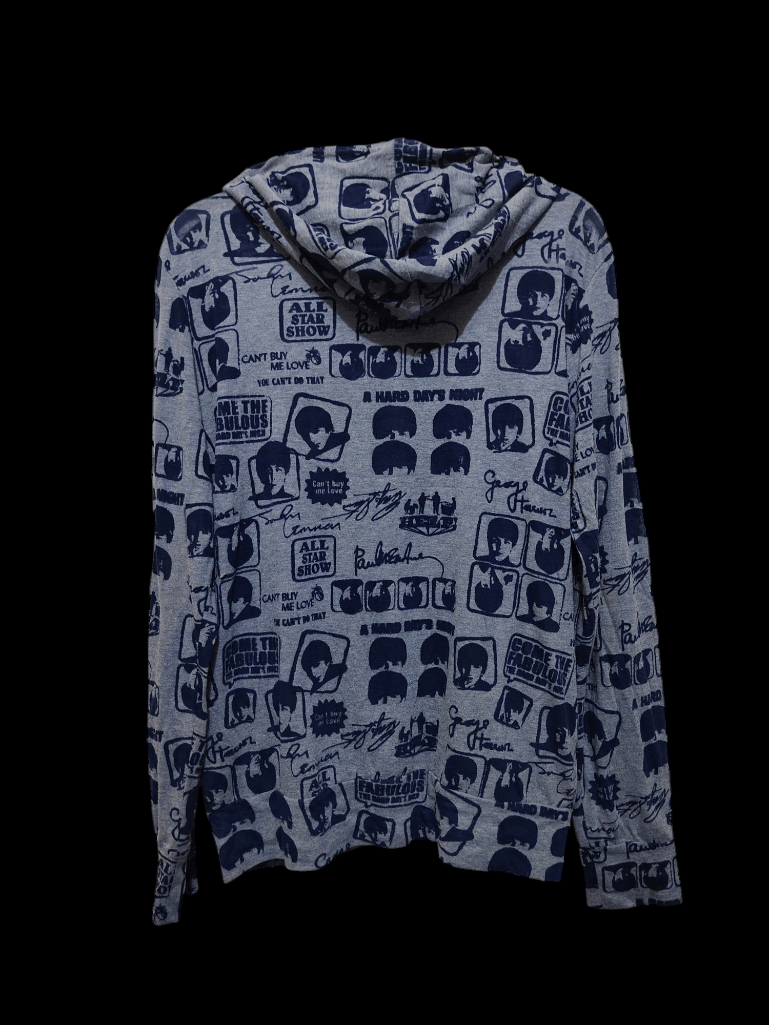 Apple × Band Tees Rare!!! The Beatles Full Printed Soft & Thin Hoodie Jacket Size US M / EU 48-50 / 2 - 2 Thumbnail