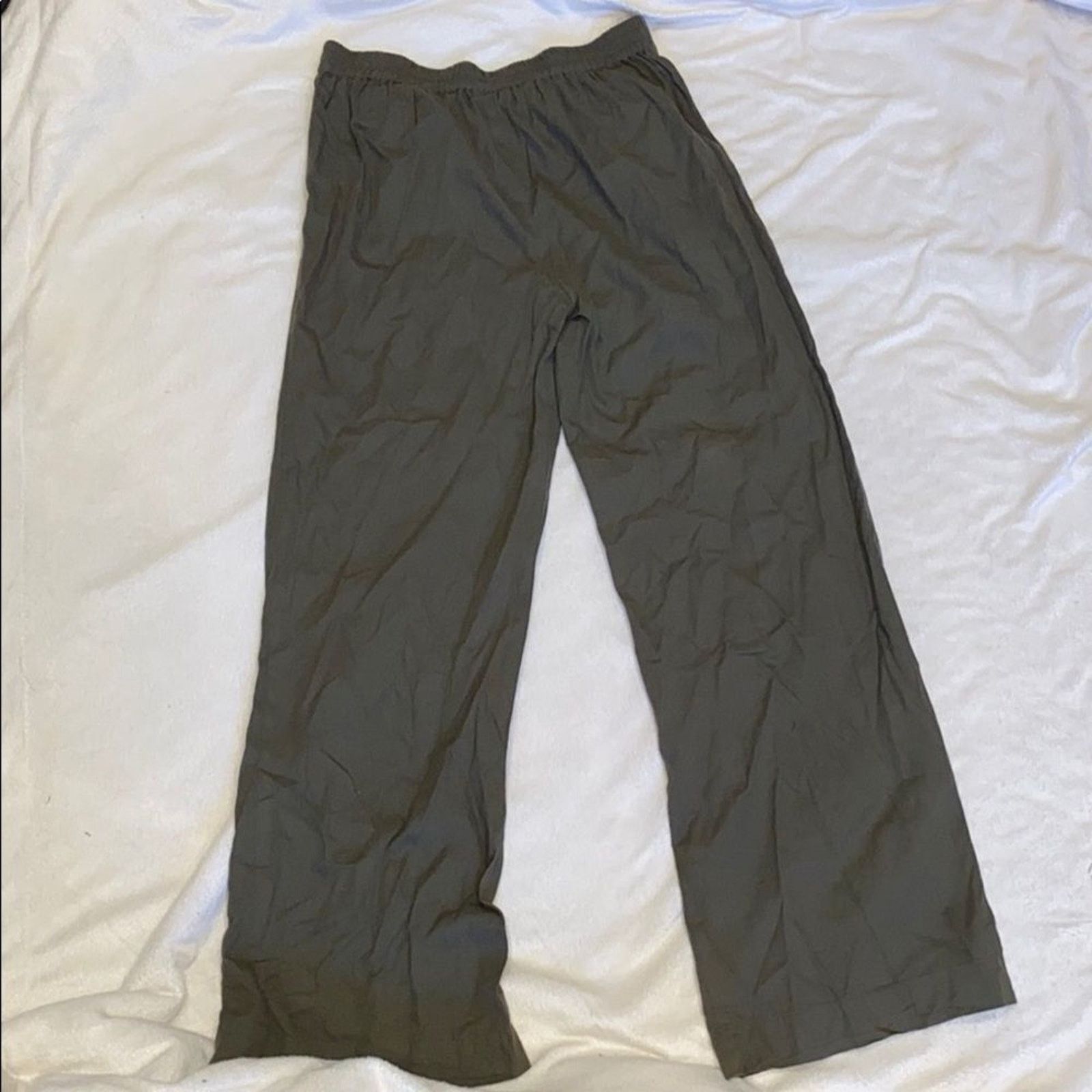 Other 1.State Olive Green Lace-Up Wide-Leg Pants | Sz XS Size 25" / US 0 / IT 36 - 8 Thumbnail