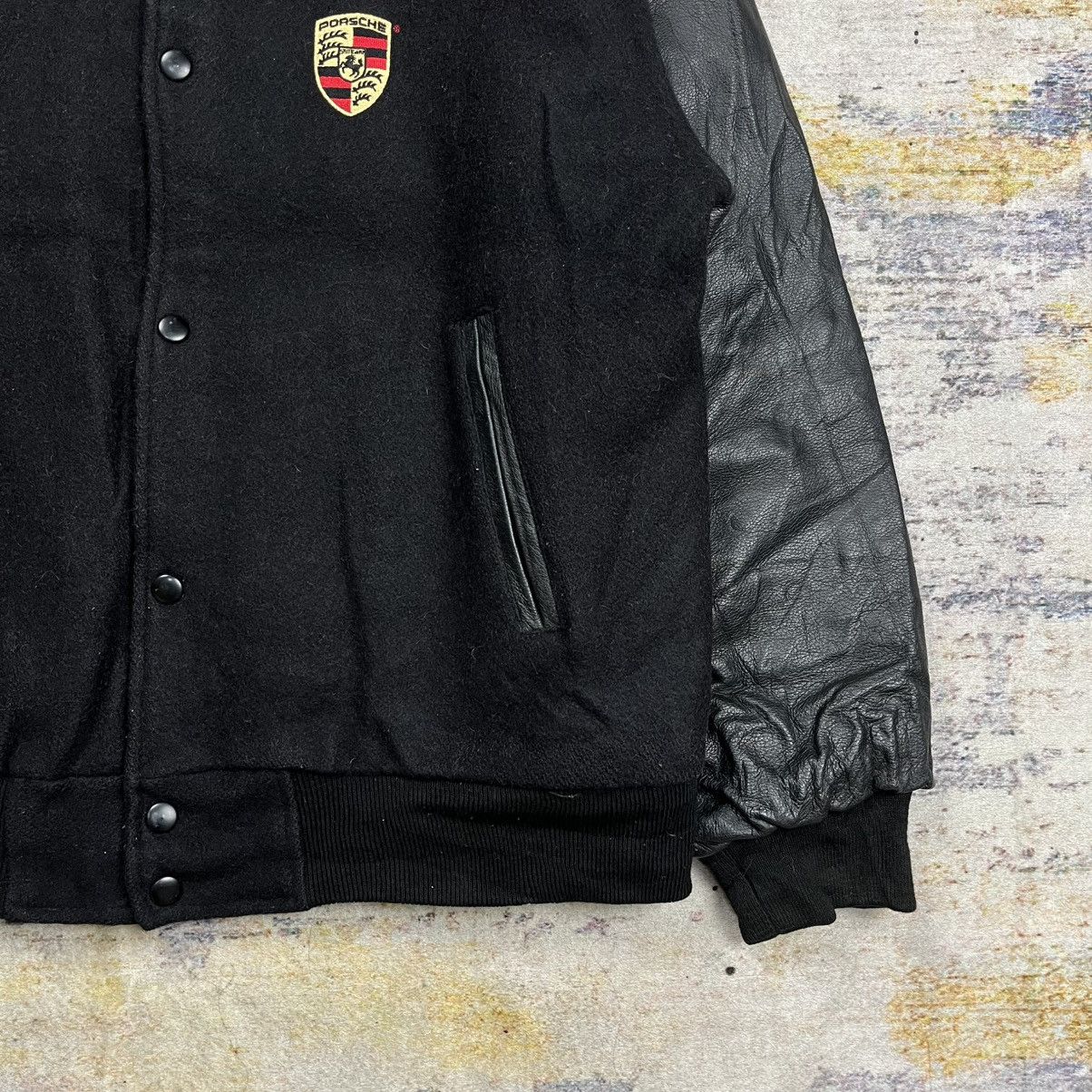 Porsche Design Vintage Porsche wool leather varisty jacket Size US M / EU 48-50 / 2 - 5 Thumbnail