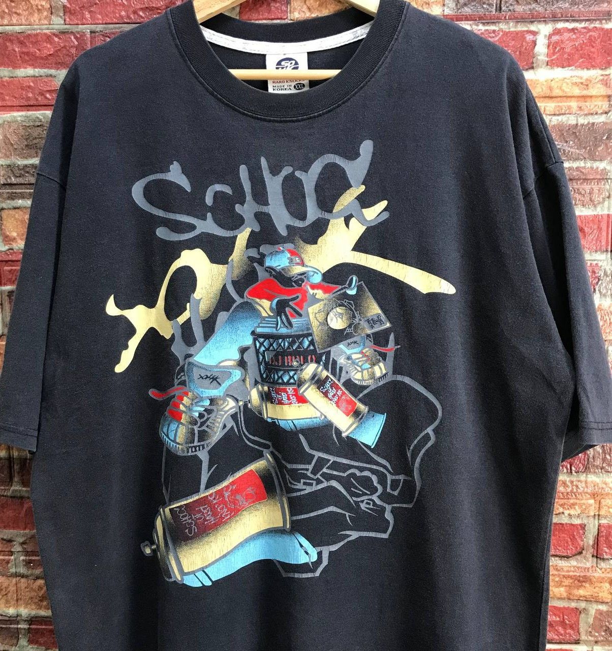Rap Tees × Vintage VINTAGE Y2K SOHK SCHOOL OF HARD KNOCKS RAPTEES/HIPHOP XXL Size US XXL / EU 58 / 5 - 5 Thumbnail