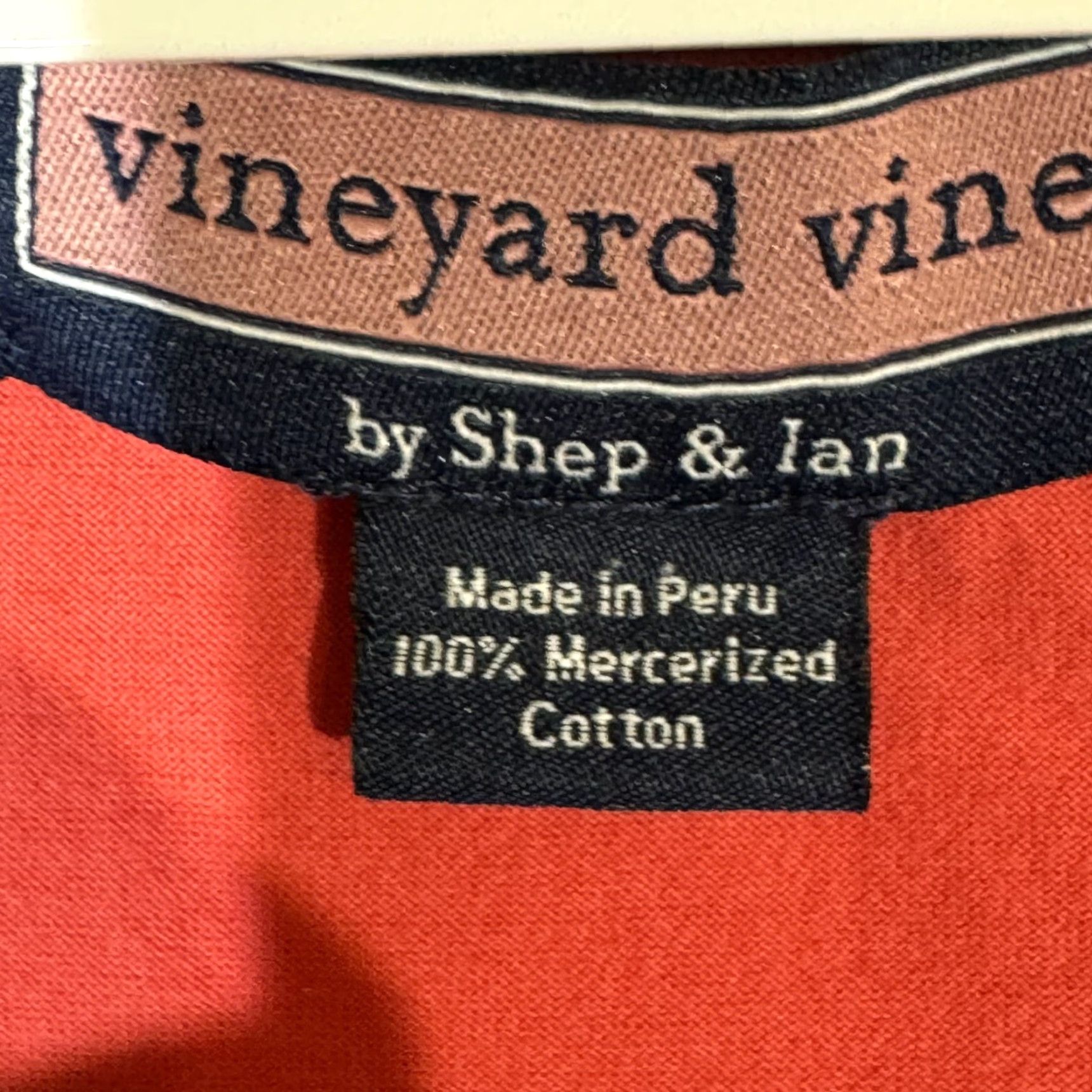 Vineyard Vines Vineyard Vines Polo Shirt XL Pink 100% Cotton Short Sleeve Embroidered Whale Logo, Collared, Button-Front, Regular Fit Mens Size US XL / EU 56 / 4 - 6 Thumbnail