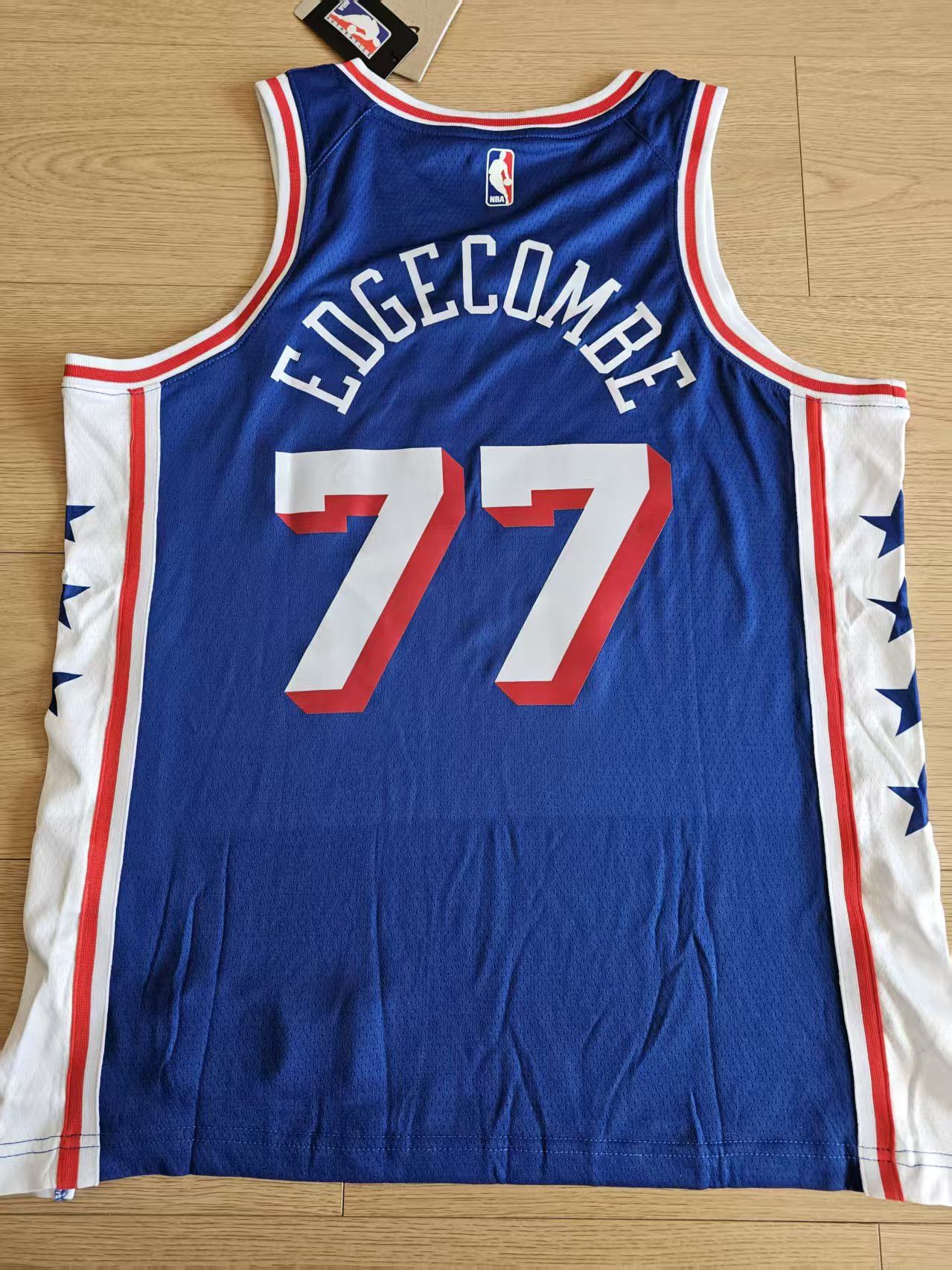 NBA 2026 76ers #77 VJ Edgecombe Jr Jersey Size US XL / EU 56 / 4 - 2 Thumbnail