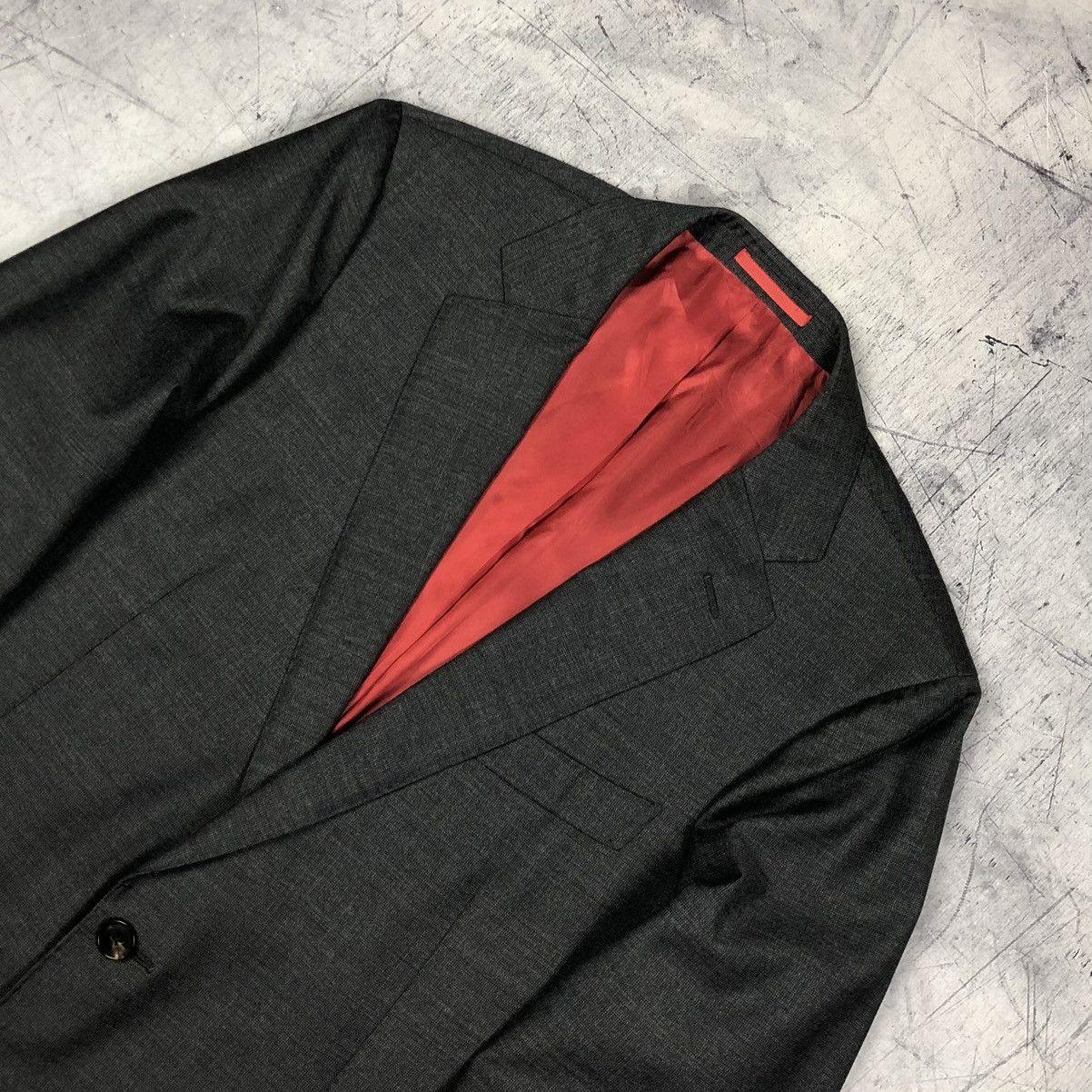 Designer Vintage Suitsupply Vitale Barberis Italy Wool Classic Blazer Size 42R - 4 Thumbnail