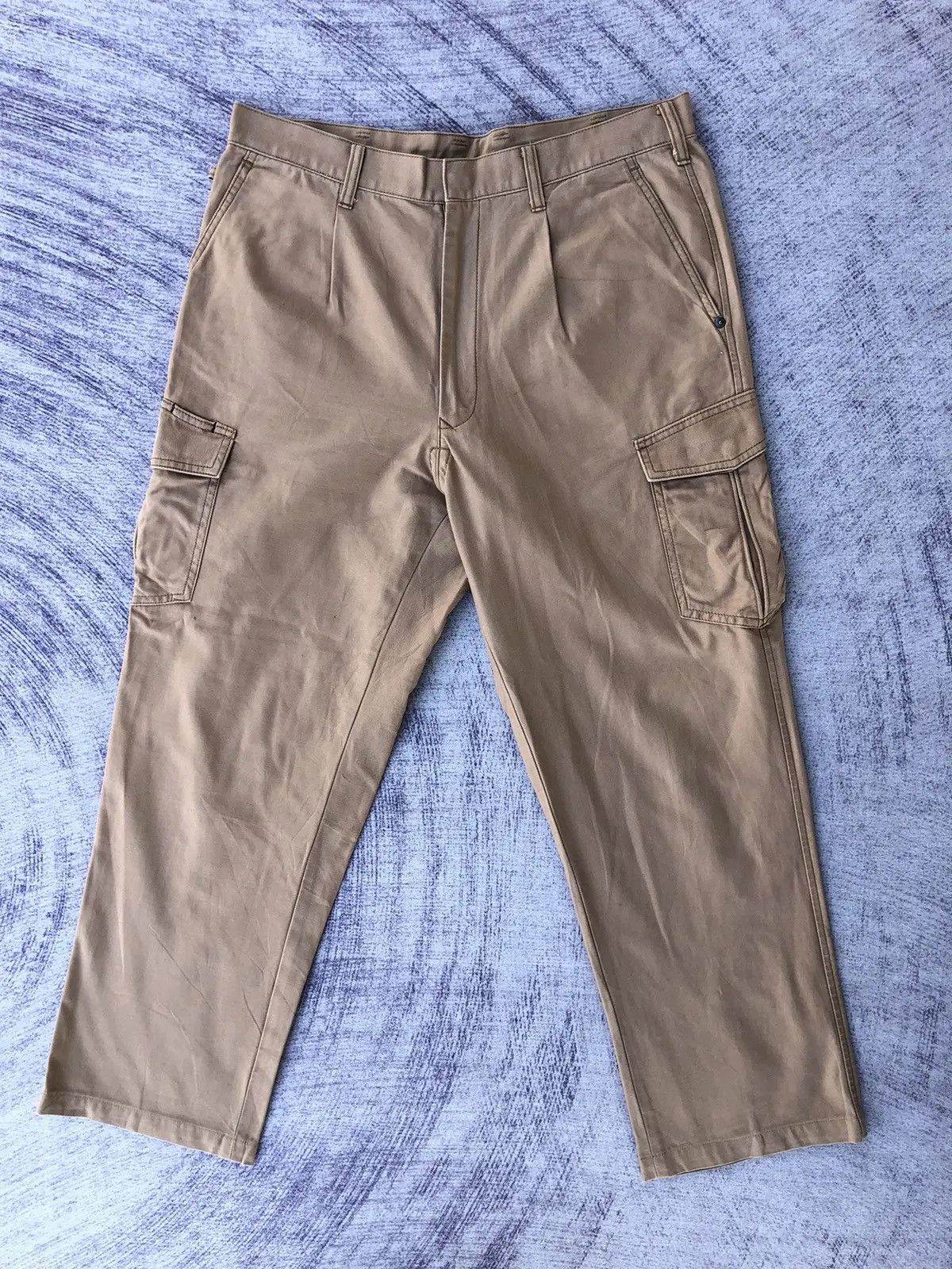 20471120 × Vintage Cargo g.ground Plain 6 Pocket Tactical Pants Size US 33 - 1 Thumbnail