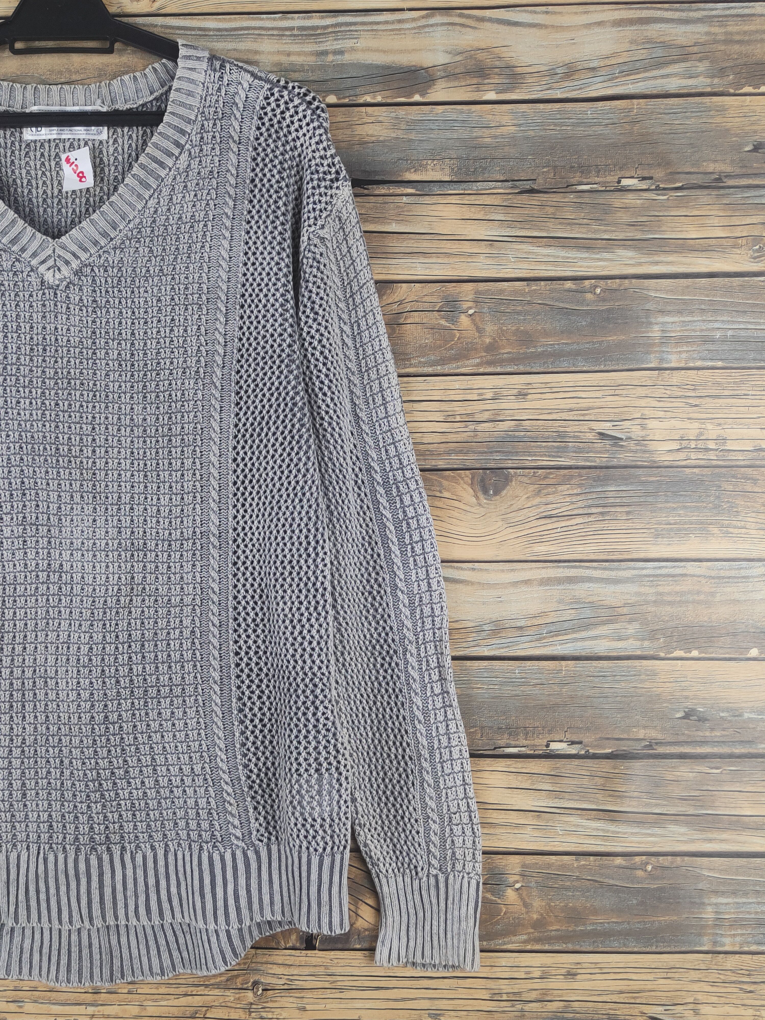 Aran Isles Knitwear × Japanese Brand × Vintage Mill Braws Dark Gray Faded Sweatshirts #W1200 Size US M / EU 48-50 / 2 - 5 Thumbnail