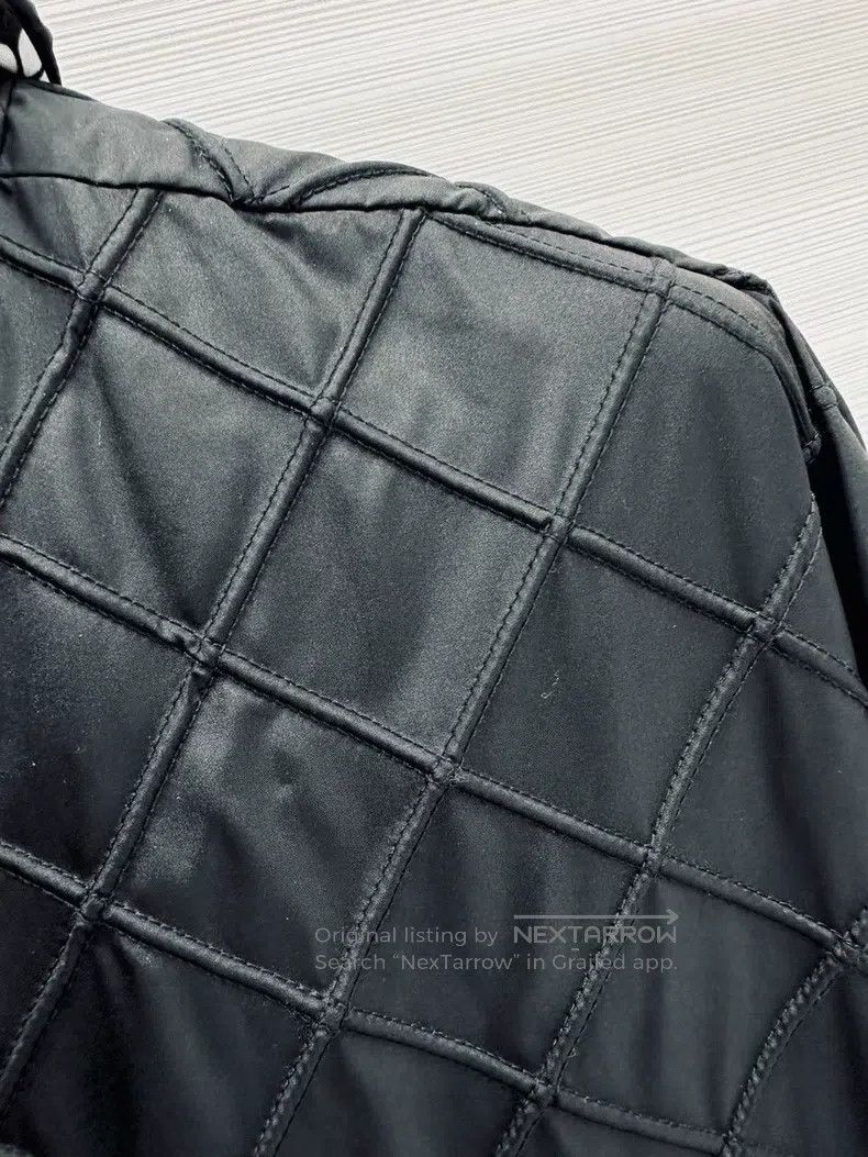 Chanel Chanel 25M black silk diamond plaid lapel long-sleeved jac Size XXS / US 00 / IT 34 - 5 Thumbnail