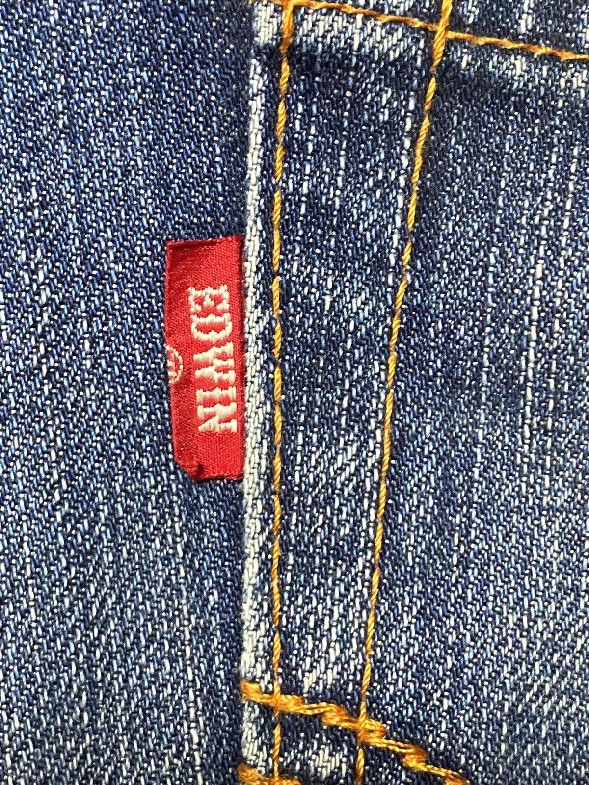 Edwin Vintage Japan Edwin Blue Wash Distressed Slim Jeans Size US 36 / EU 52 - 13 Thumbnail