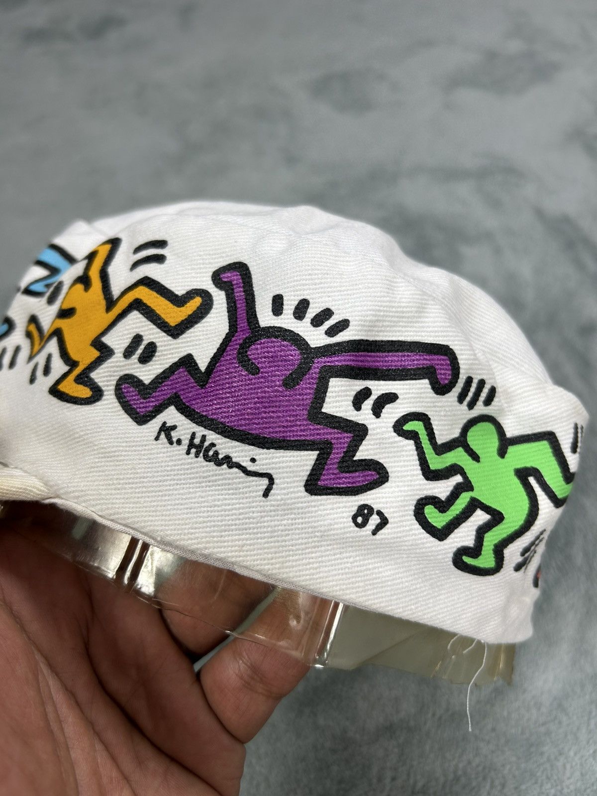 Keith Haring Vintage 80’s Keith Haring Painter Hat Size ONE SIZE - 5 Thumbnail