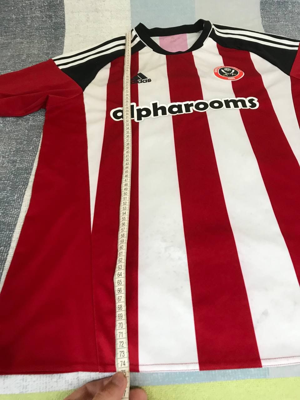 Adidas 🔥 Adidas Sheffield United FC 2016 Jersey T Shirt Soccer Size US L / EU 52-54 / 3 - 15 Thumbnail
