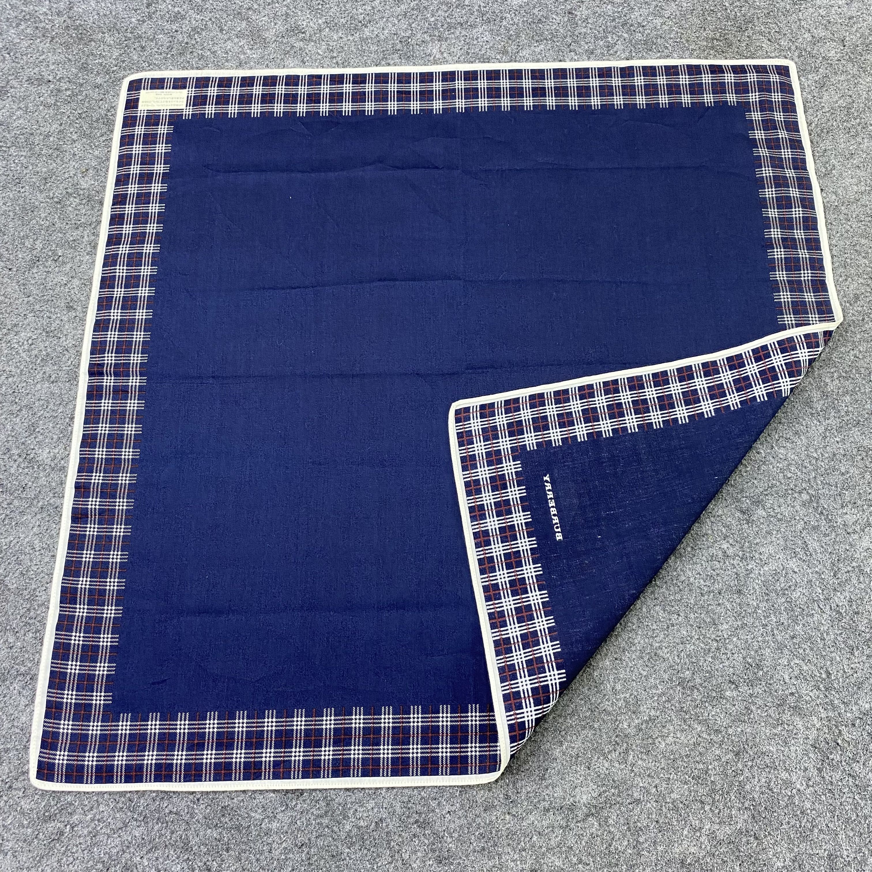 Burberry × Vintage Burberry Handkerchief / Bandana / Neckerchief-B1511 Size ONE SIZE - 7 Thumbnail