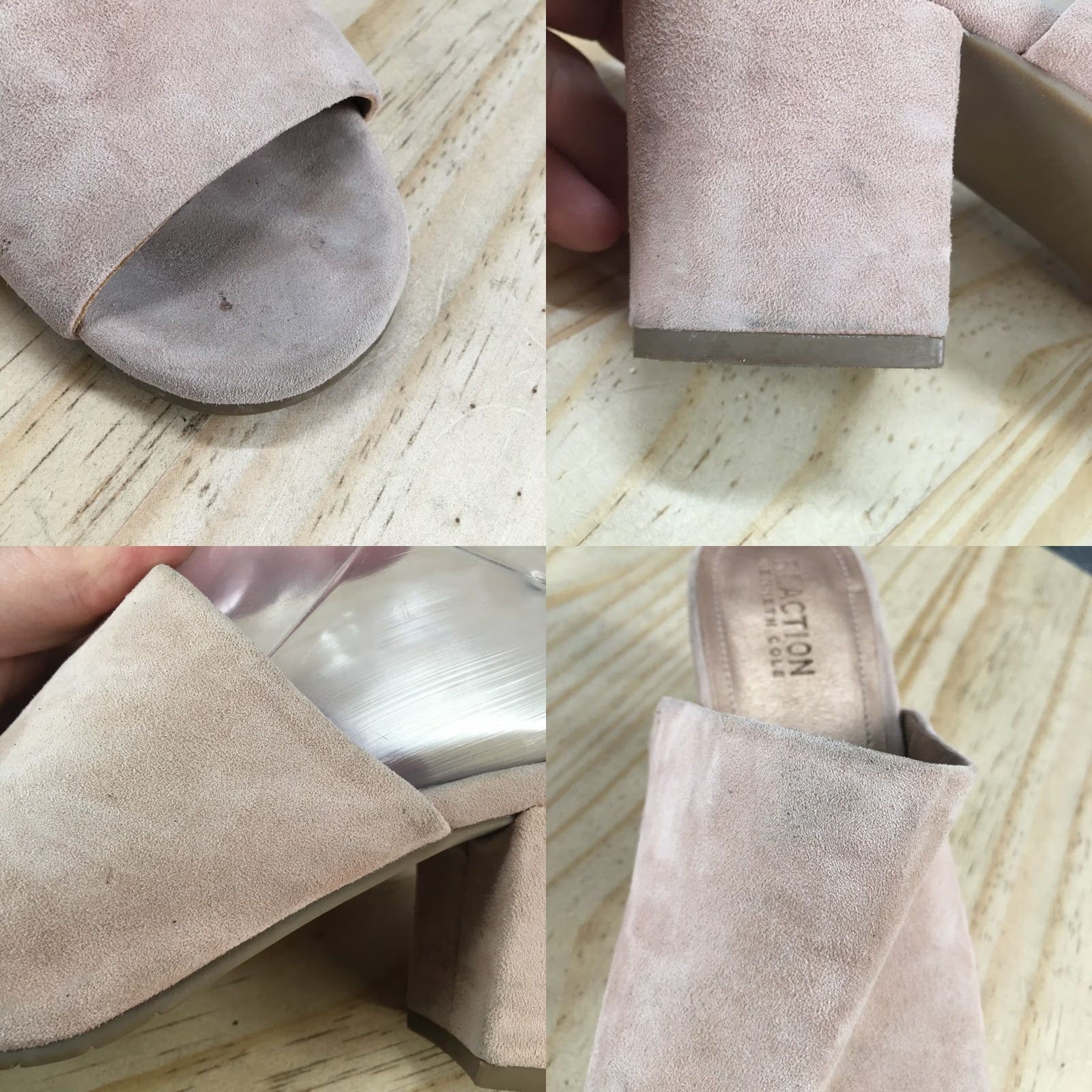 Kenneth Cole Reaction Kenneth Cole Sandals Womens 7.5M Mass Ter Mind Slides Pink Faux Leather Size US 8 / IT 38 - 10 Thumbnail
