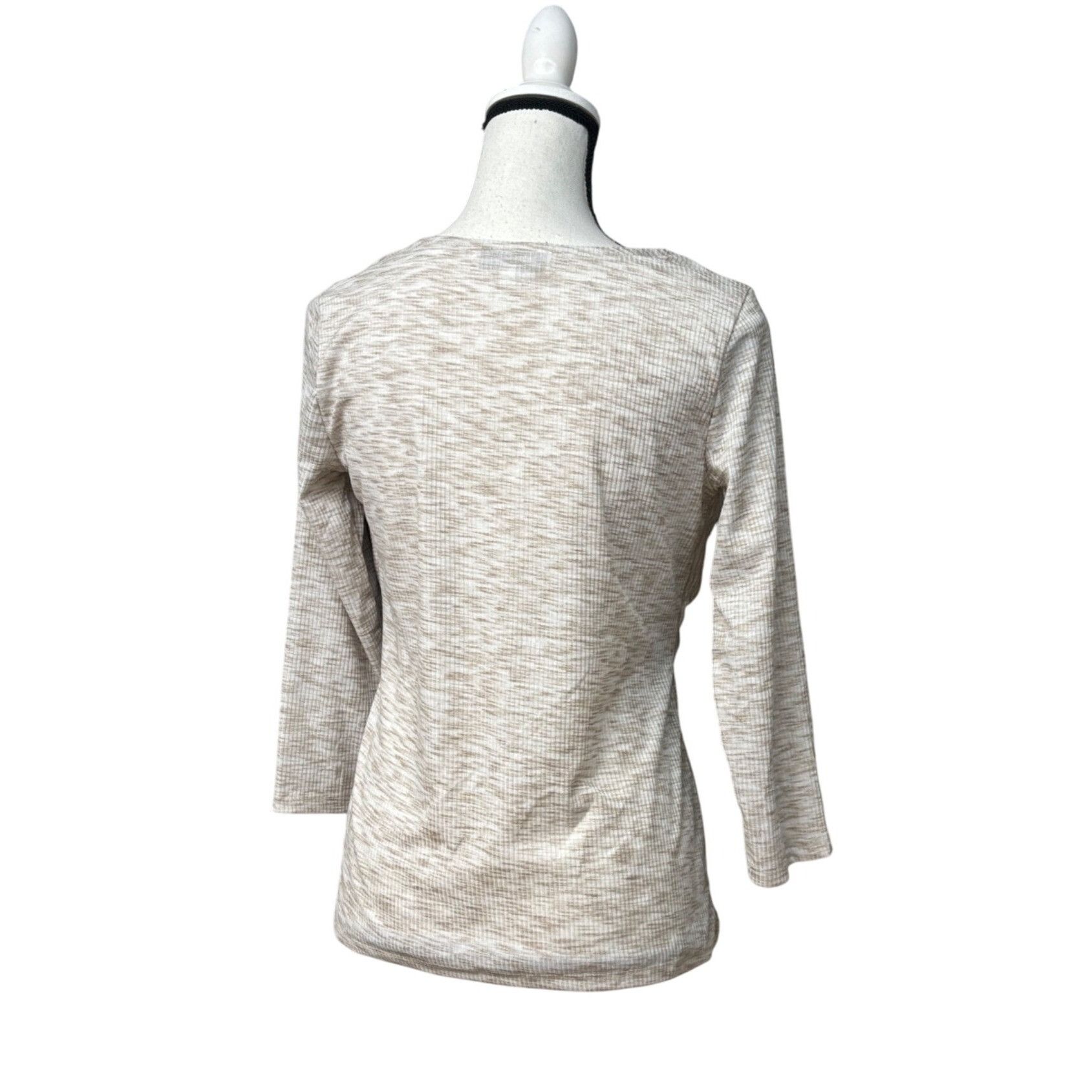 Other Fever Spaced-Dyed Twist-Front Top, Sand, Sz. M Size M / US 6-8 / IT 42-44 - 4 Thumbnail