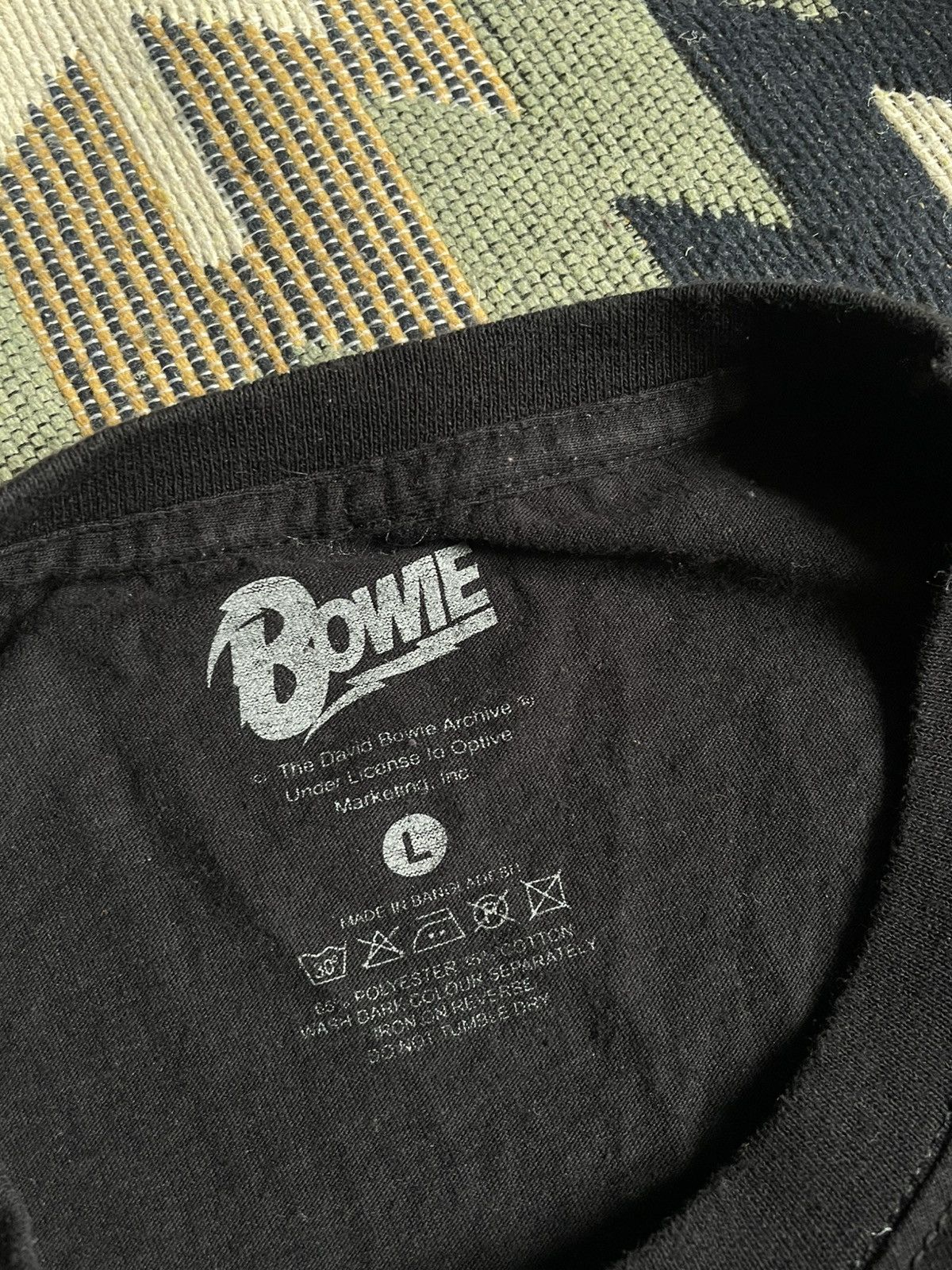 Band Tees × Vintage Vintage David Bowie Official Merch Rock Band T-shirt Size US L / EU 52-54 / 3 - 7 Thumbnail