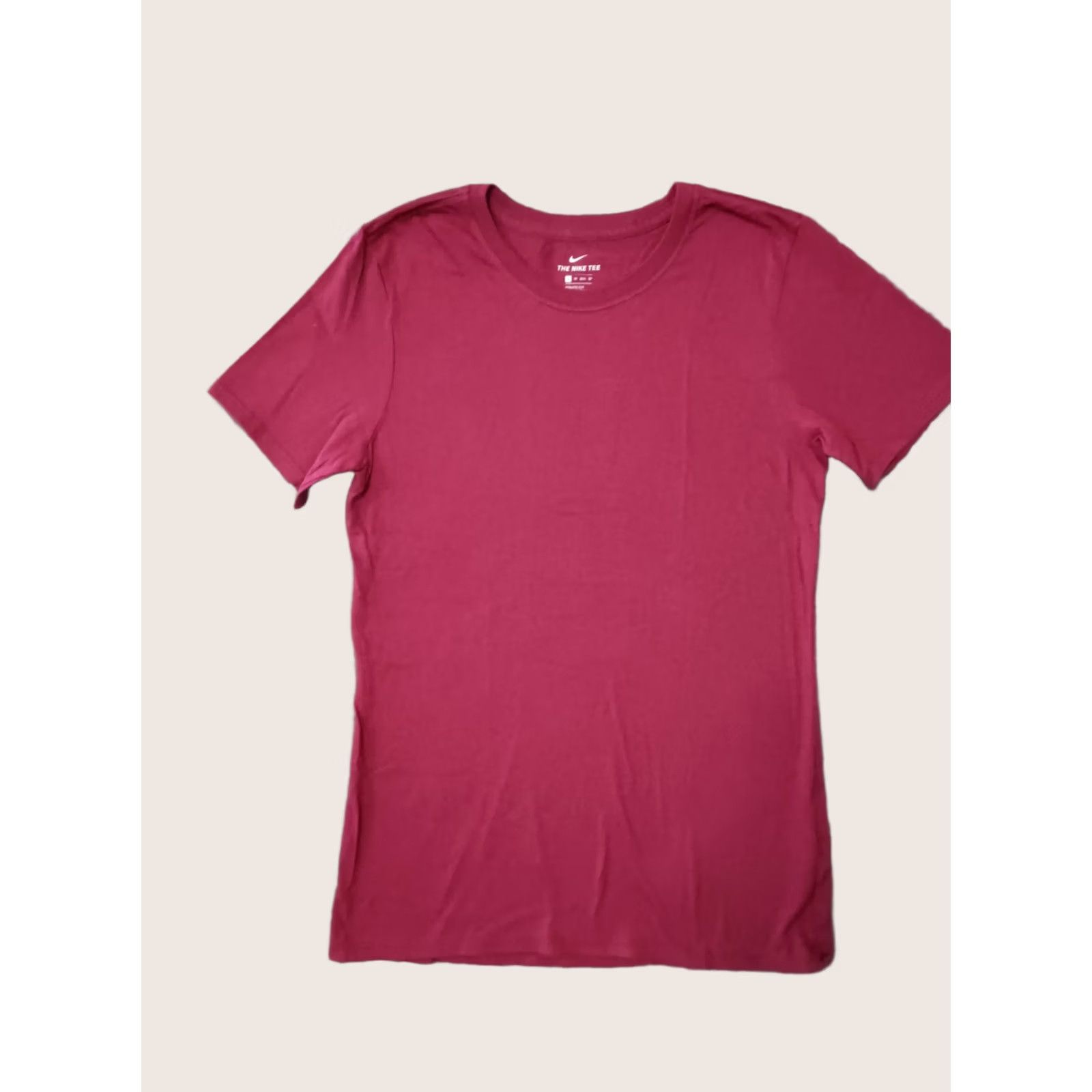 Nike Nike Tee Shirt Mens XS Burgundy Short Sleeve Athletic Fit T-Shirt Logo Accent Solid Crew Neck Casual Activewear Size US XS / EU 42 / 0 - 1 Thumbnail