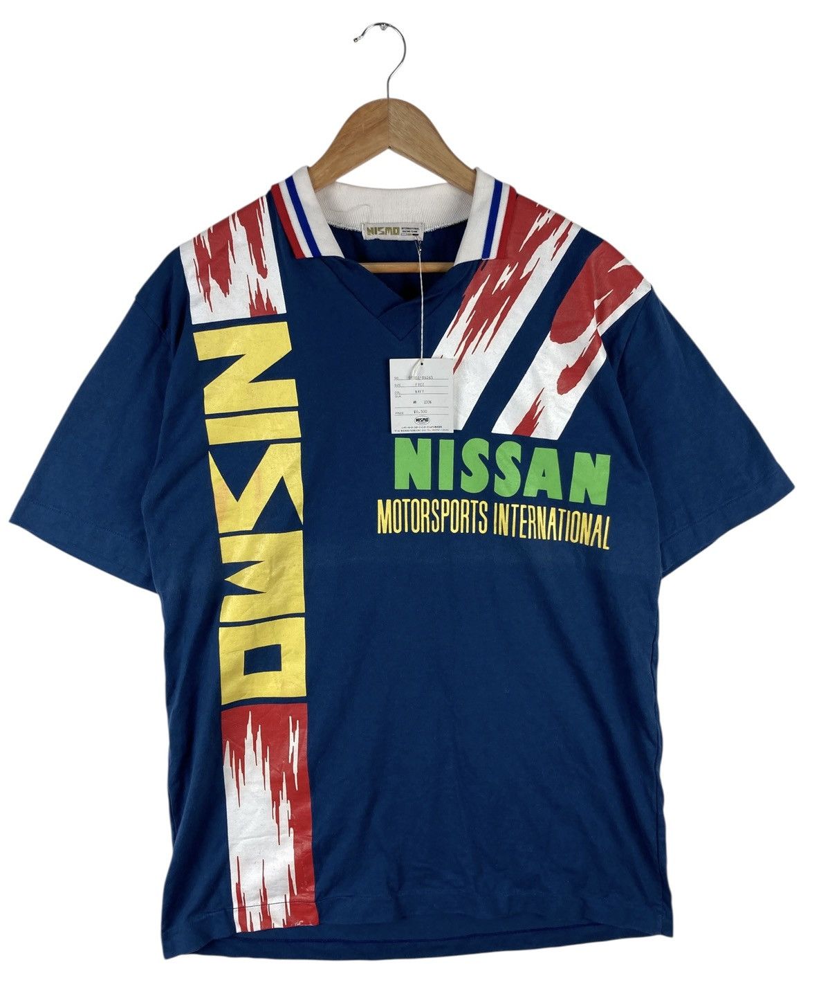 Japanese Brand Deadstock W Tag Nissan Nismo Motorsports Racing Jersey Size US M / EU 48-50 / 2 - 2 Thumbnail