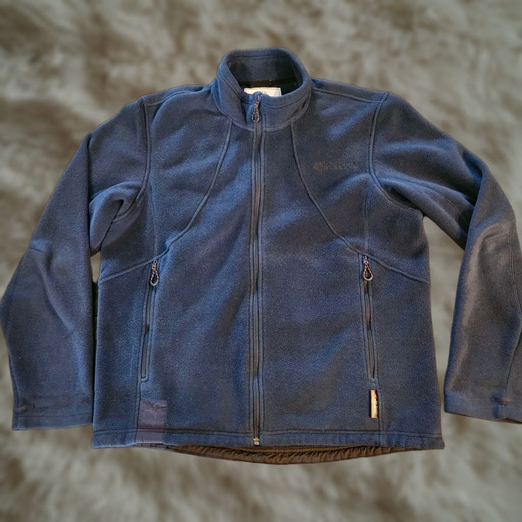 Vintage Beretta Polar Tech Fleece Zip Up Jacket Mens XL Navy Blue Embroidered Bomber Full Zip Size US XL / EU 56 / 4 - 1 Thumbnail