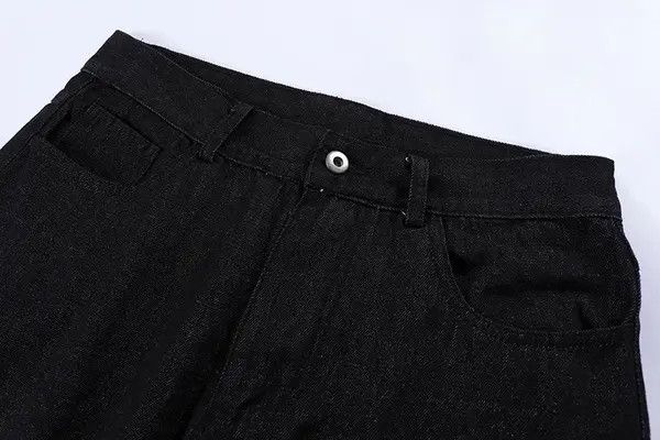 VIBE Retro-style Jeans Ripped Baggy Trousers Star Harajuku style Size US 30 / EU 46 - 5 Thumbnail