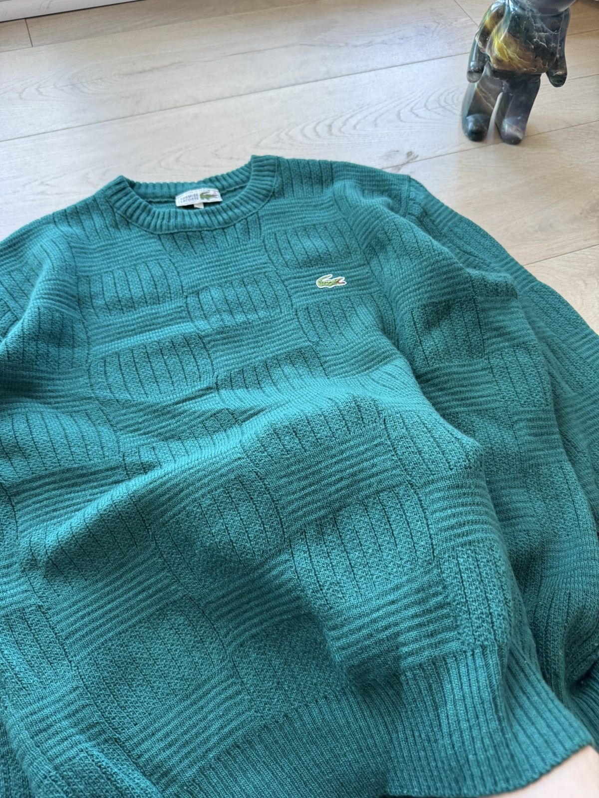 Lacoste × Vintage Lacoste Vintage Knit Sweater Size US XL / EU 56 / 4 - 8 Thumbnail