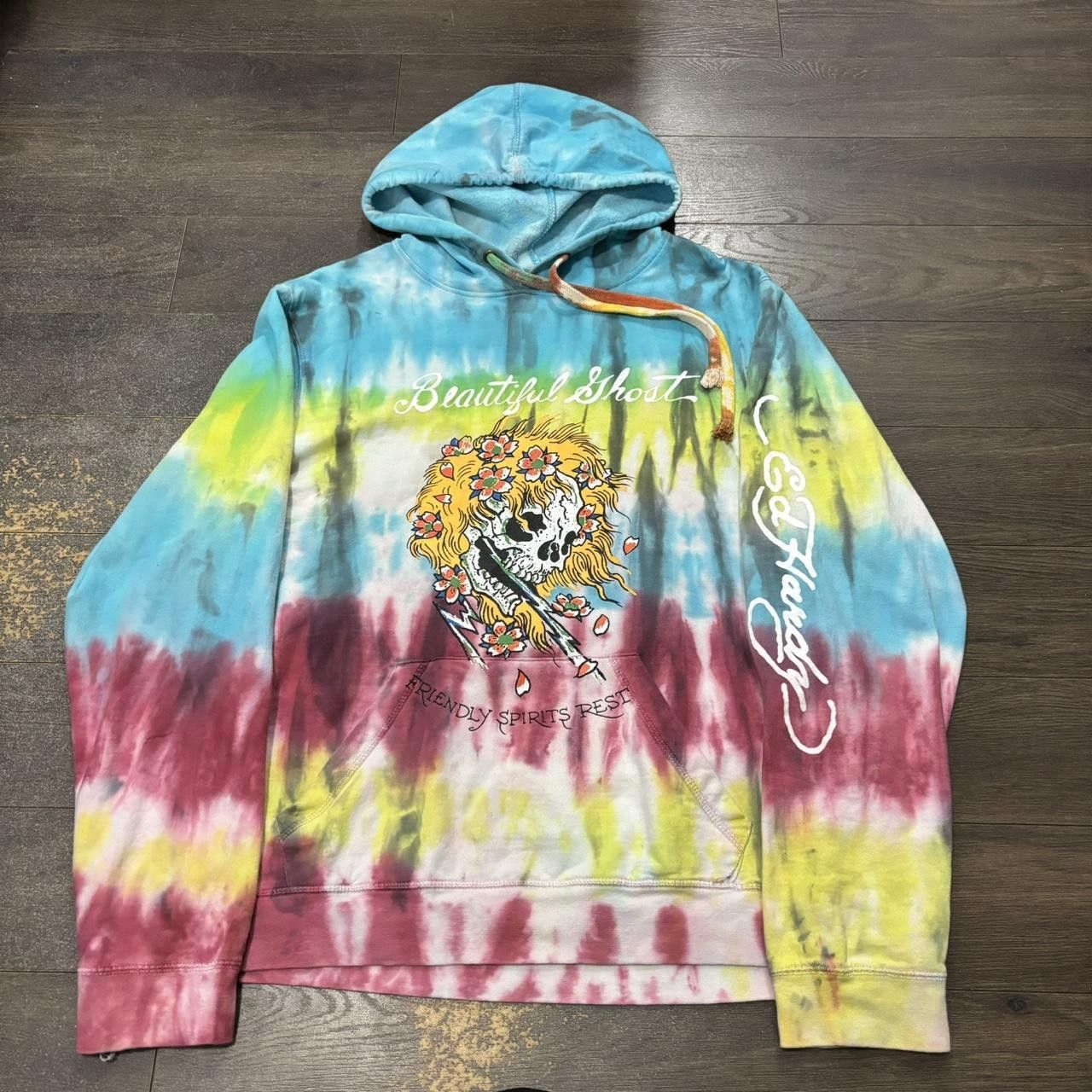 Ed Hardy Ed hardy beautiful ghost friendly spirits rest hoodie L Size US L / EU 52-54 / 3 - 3 Thumbnail