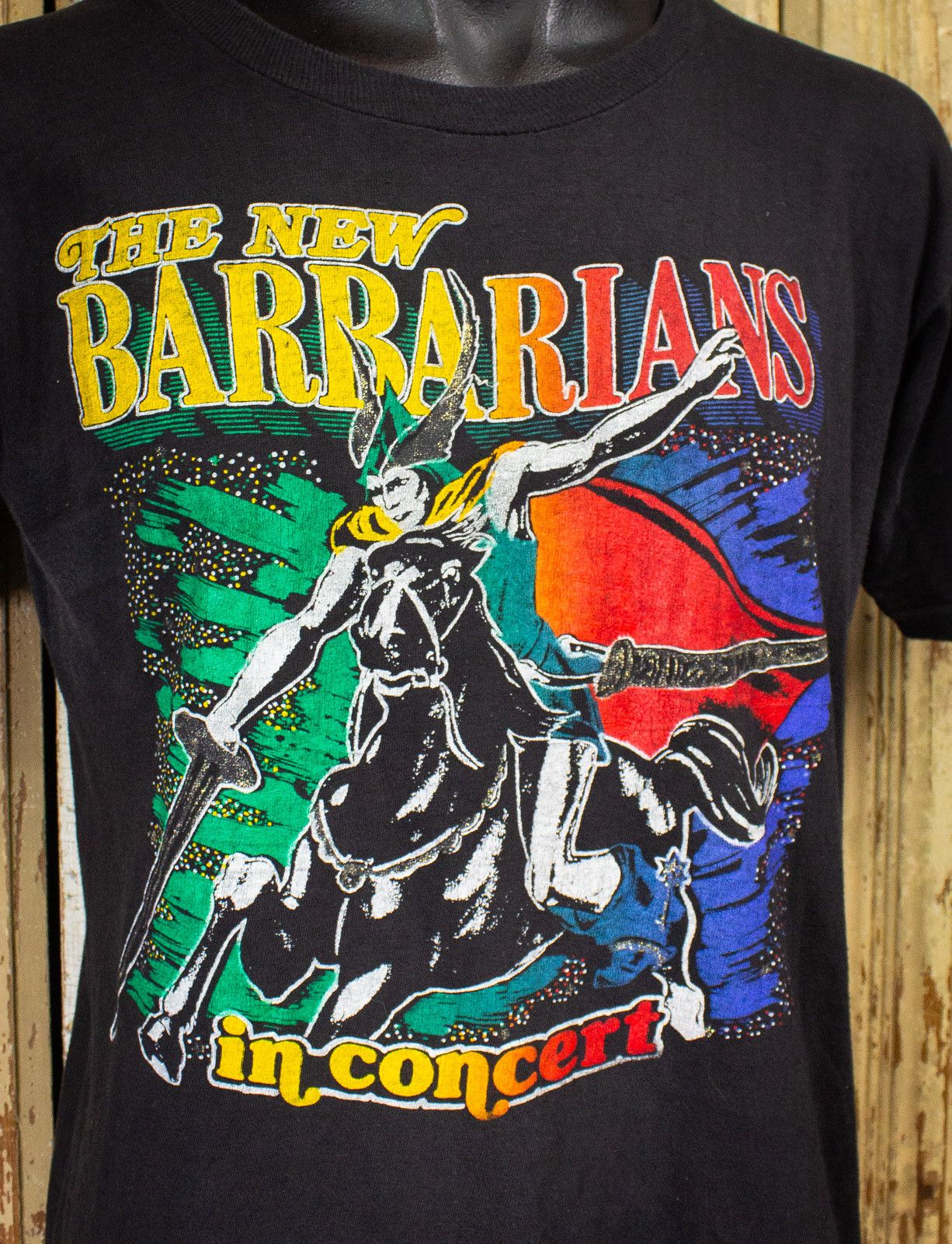 Band Tees × Vintage Vintage New Barbarians Live Concert T Shirt 1979 Size US M / EU 48-50 / 2 - 3 Thumbnail