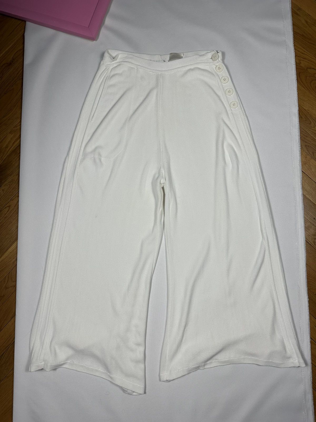 Sonia Rykiel Sonia Rykiel Paris Trousers Pants Crop Leg Vintage Button Size 32" / US 10 / IT 46 - 4 Thumbnail